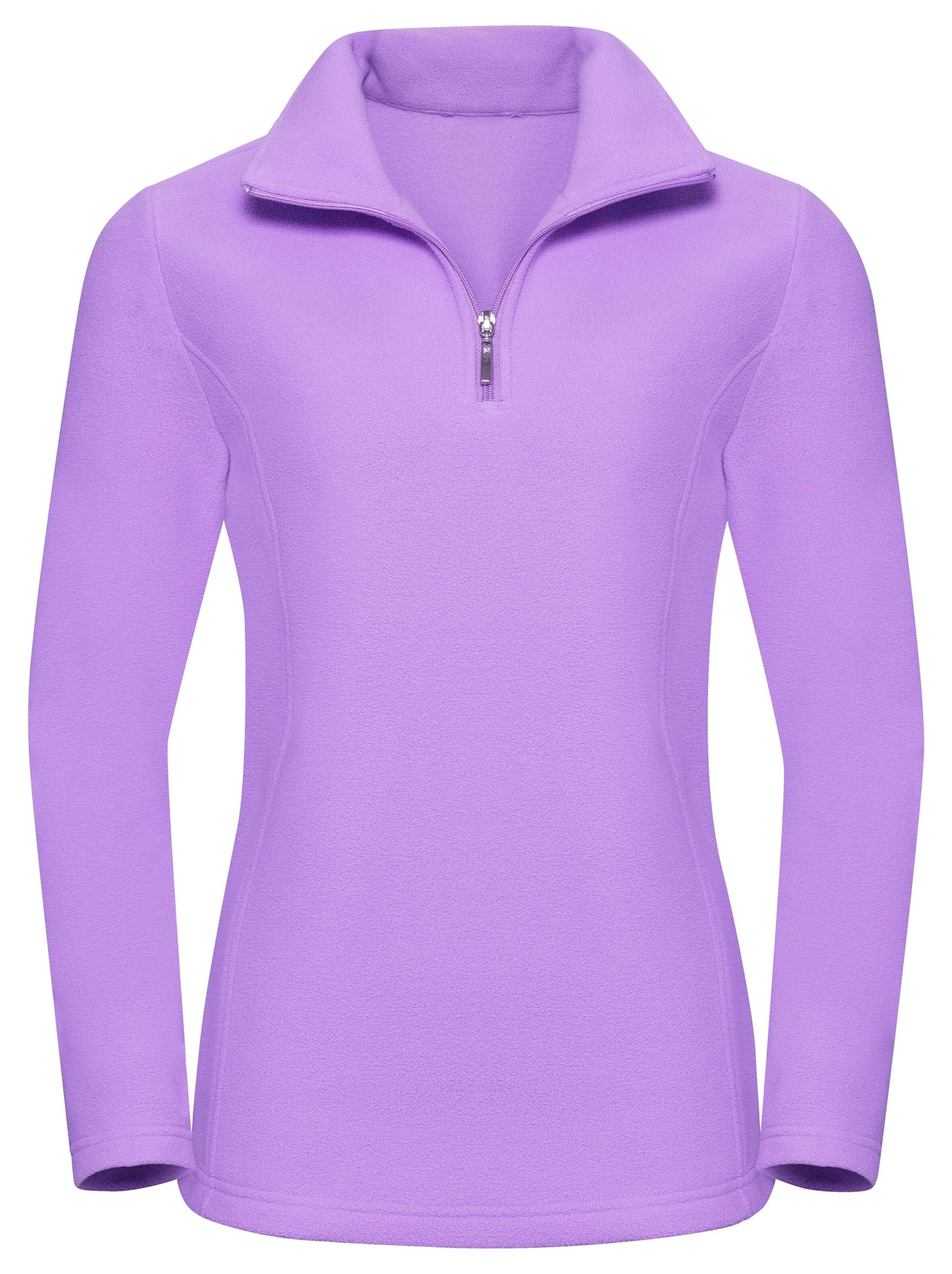 Fleece-Shirt - flieder