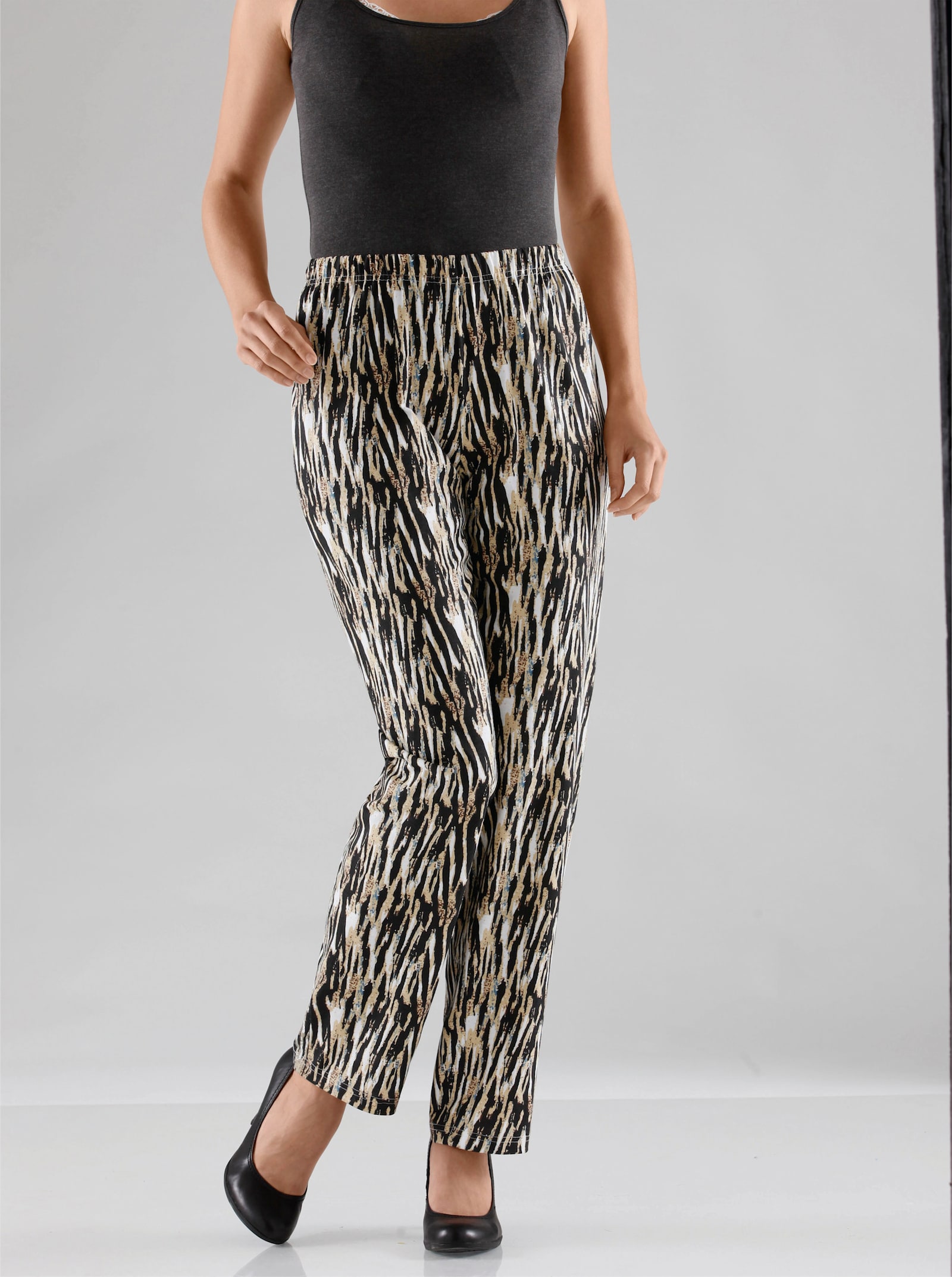 Žerzejové kalhoty s potiskem - velbloudí-potisk