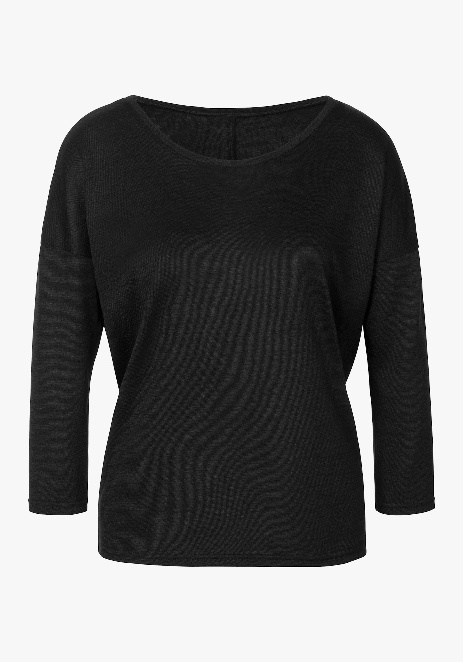 LASCANA Shirt met 3/4-mouw - crème, zwart