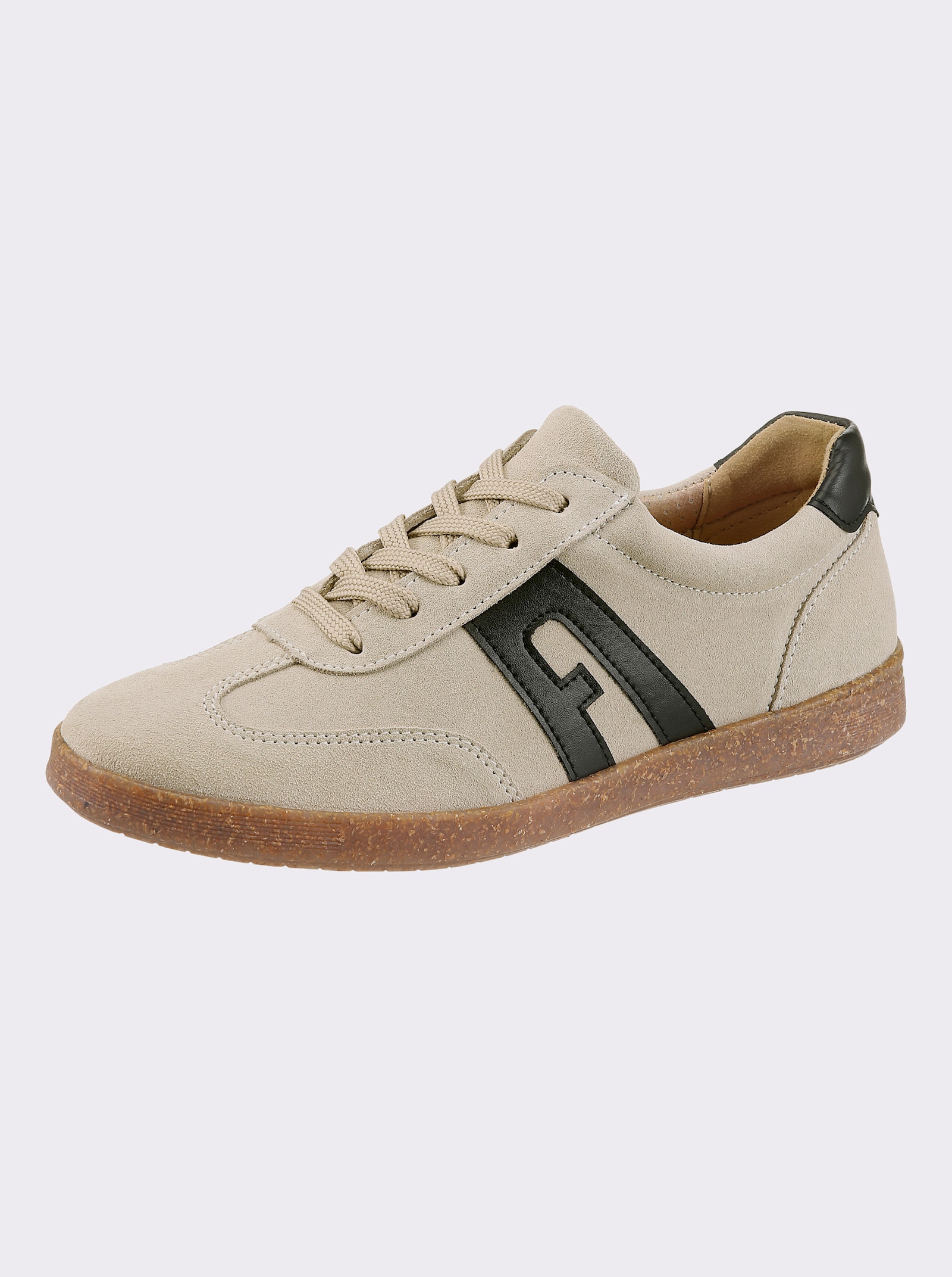 heine Sneaker - creme-schwarz
