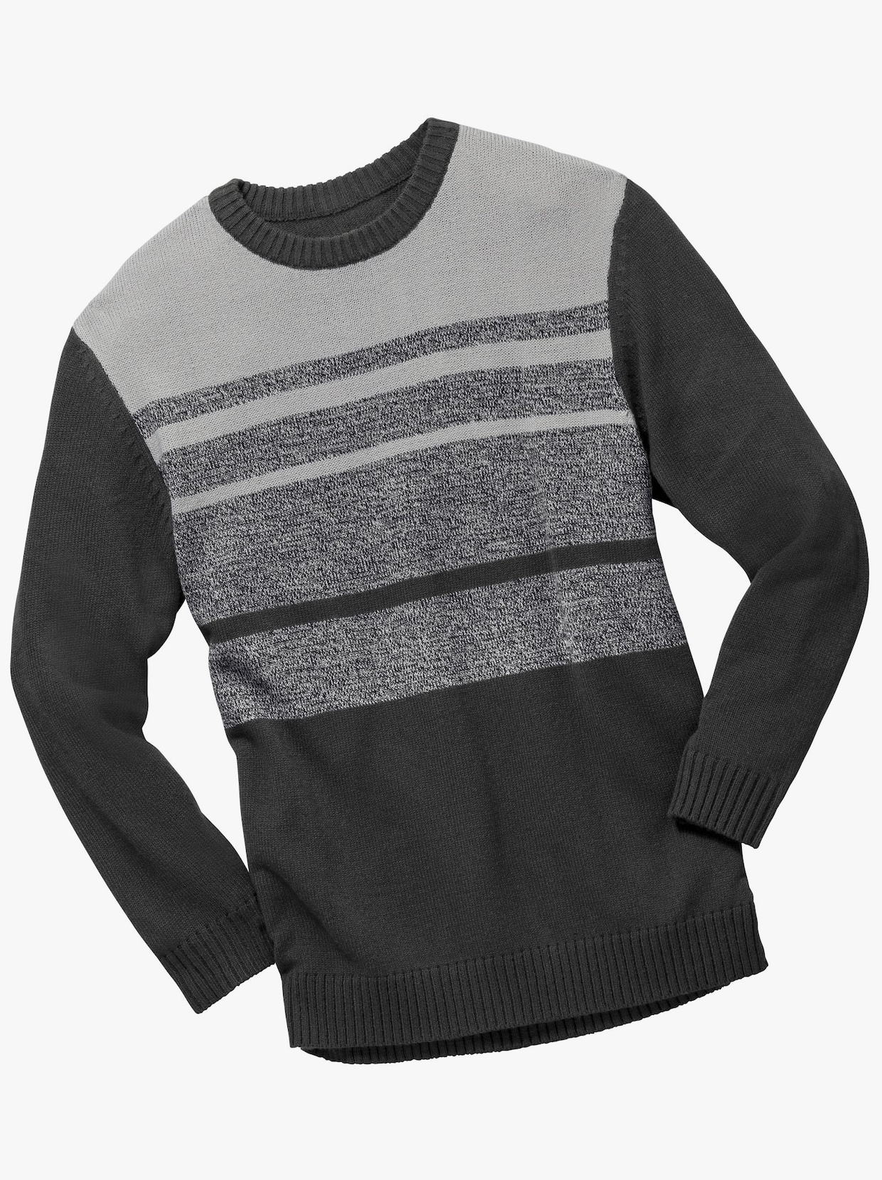 Pullover - schwarz-grau