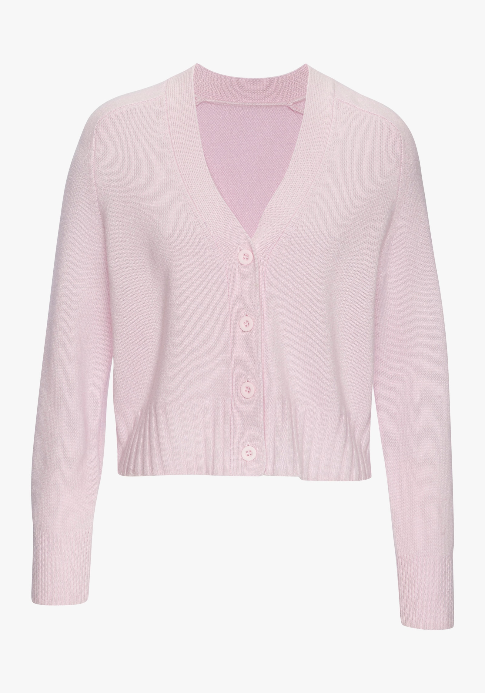 LASCANA Strickjacke - rosé