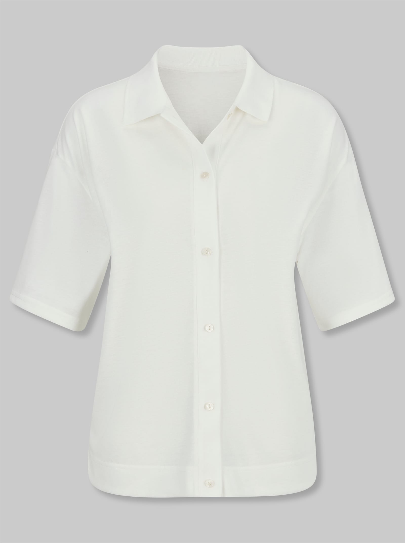 heine Blusenshirt mit Kragen - ecru