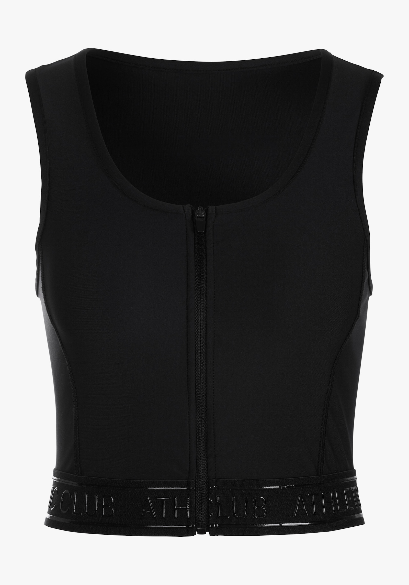 LASCANA ACTIVE Crop-Top - schwarz