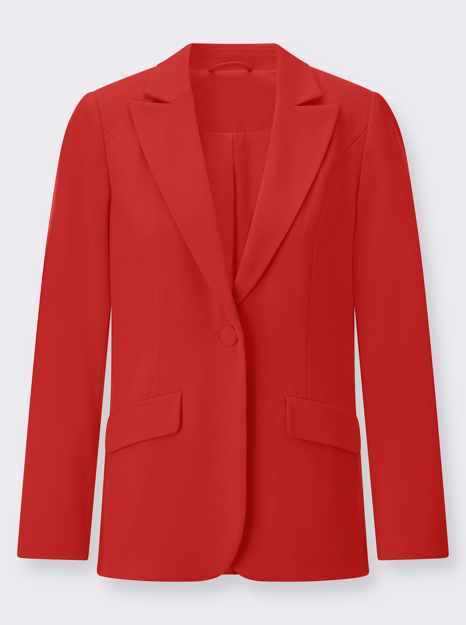  Blazer mit Knopfverschluss - rot