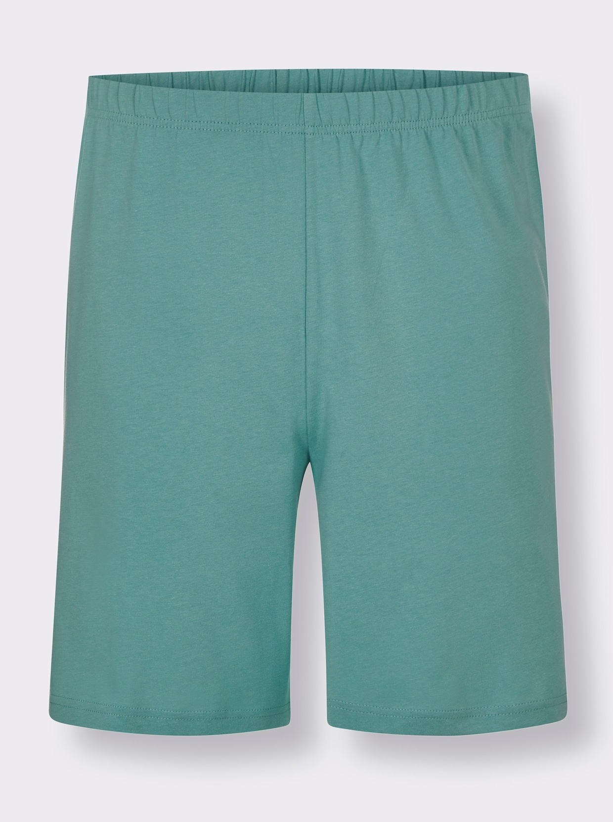 wäschepur men Shorty's - ecru/salie bedrukt + salie
