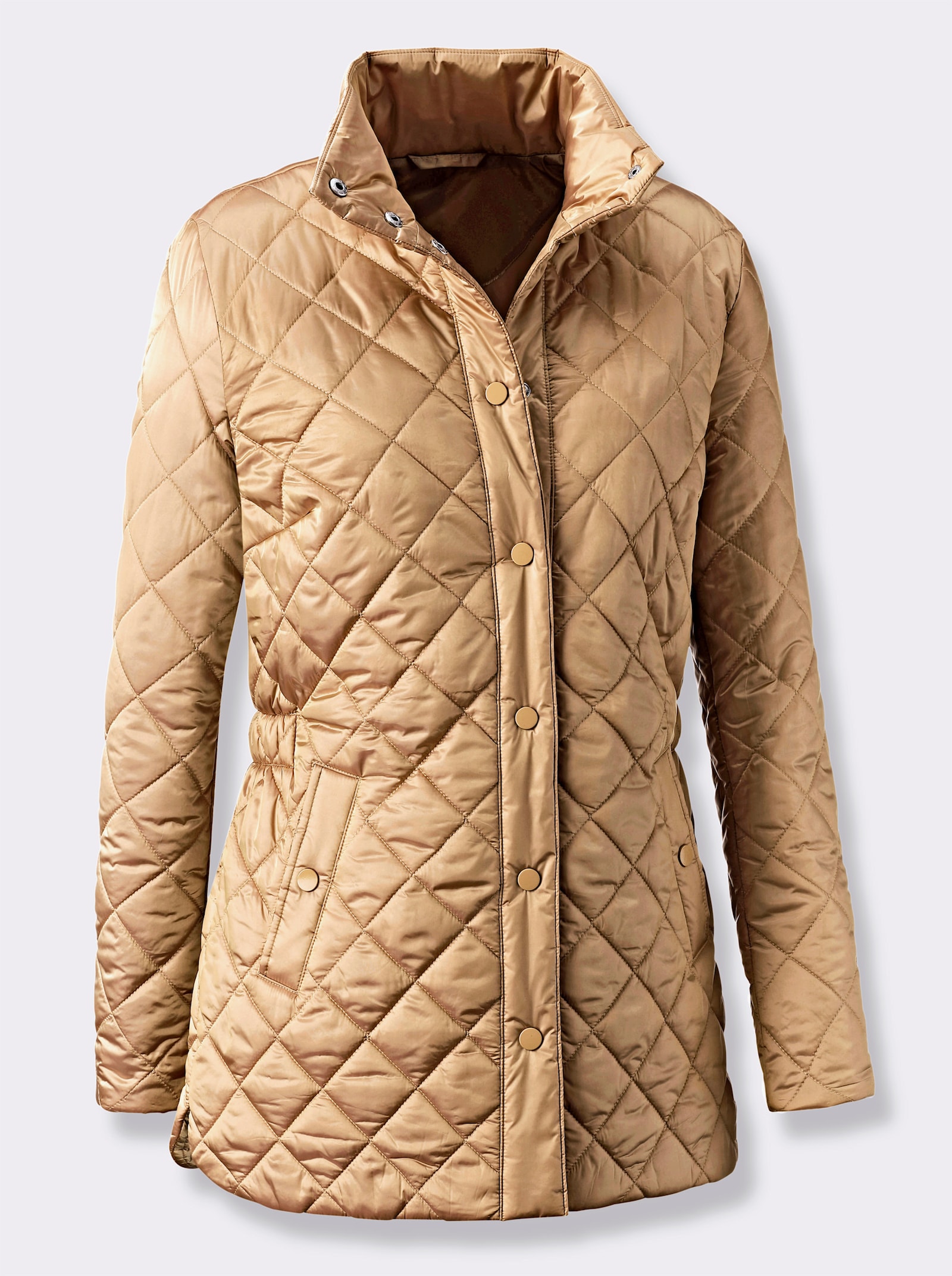 Steppjacke in Two-Tone-Optik - camel