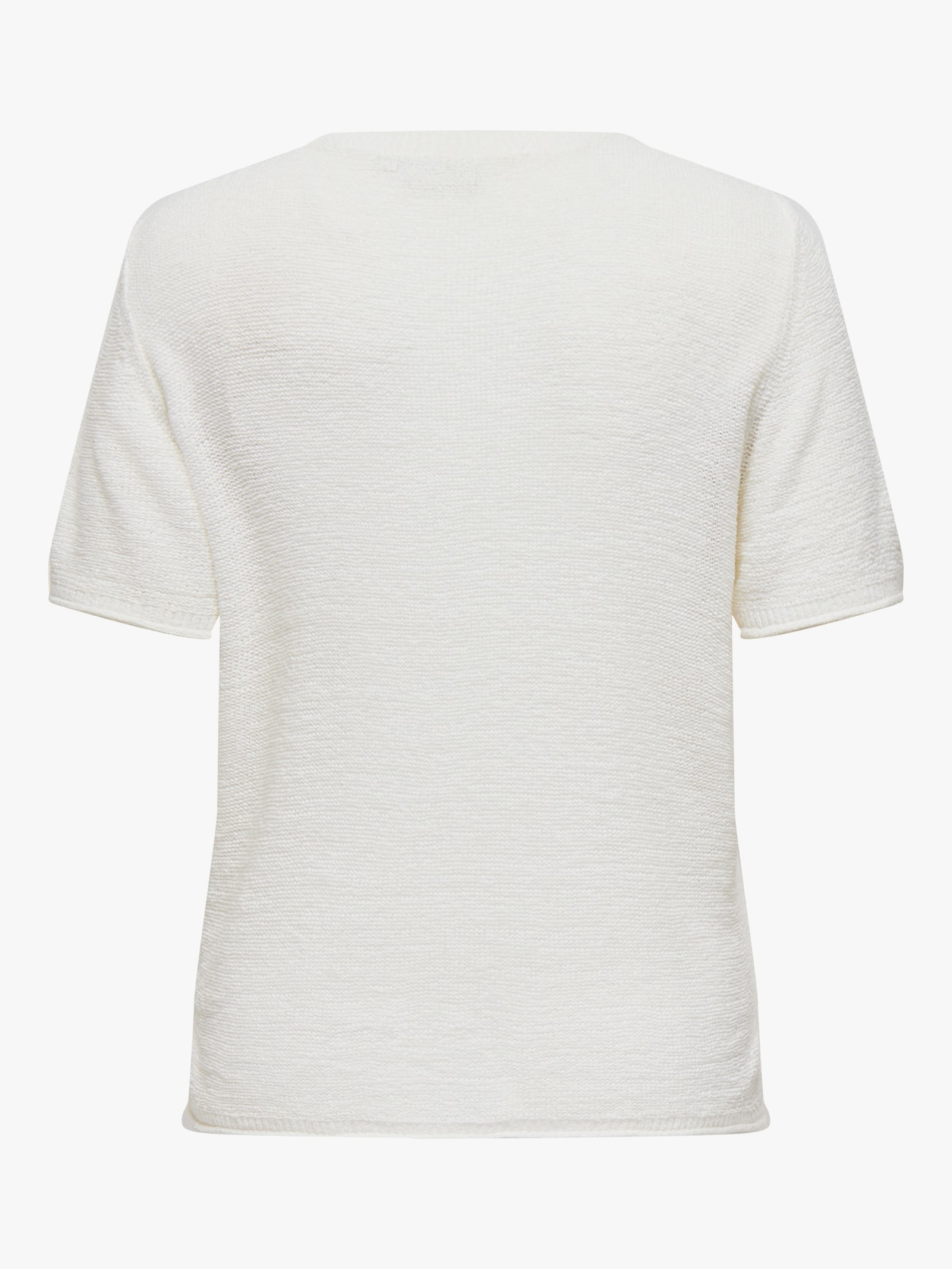 ONLY CARMAKOMA Kurzarmpullover - cloud dancer