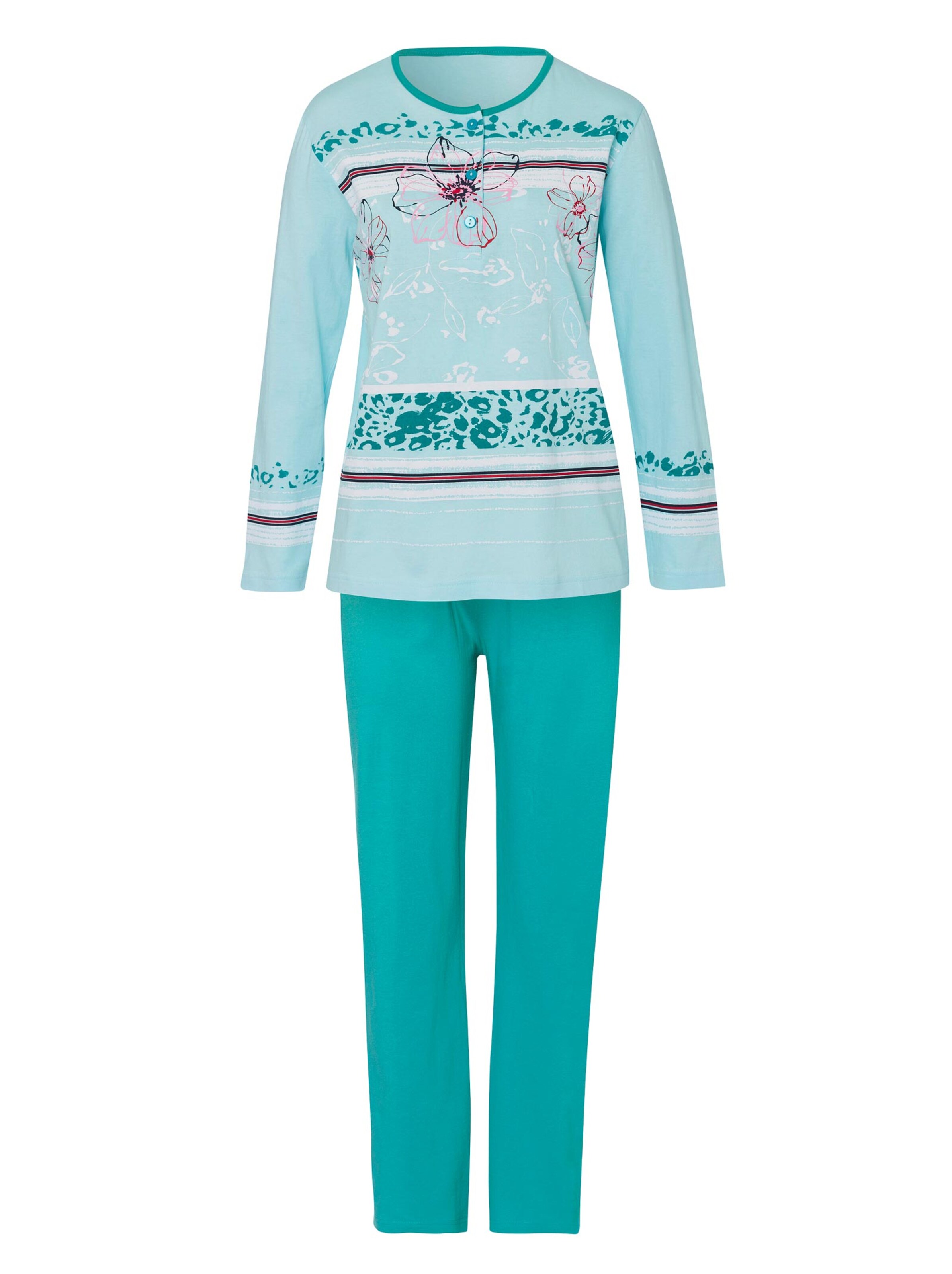 Schlafanzug - mint-bedruckt