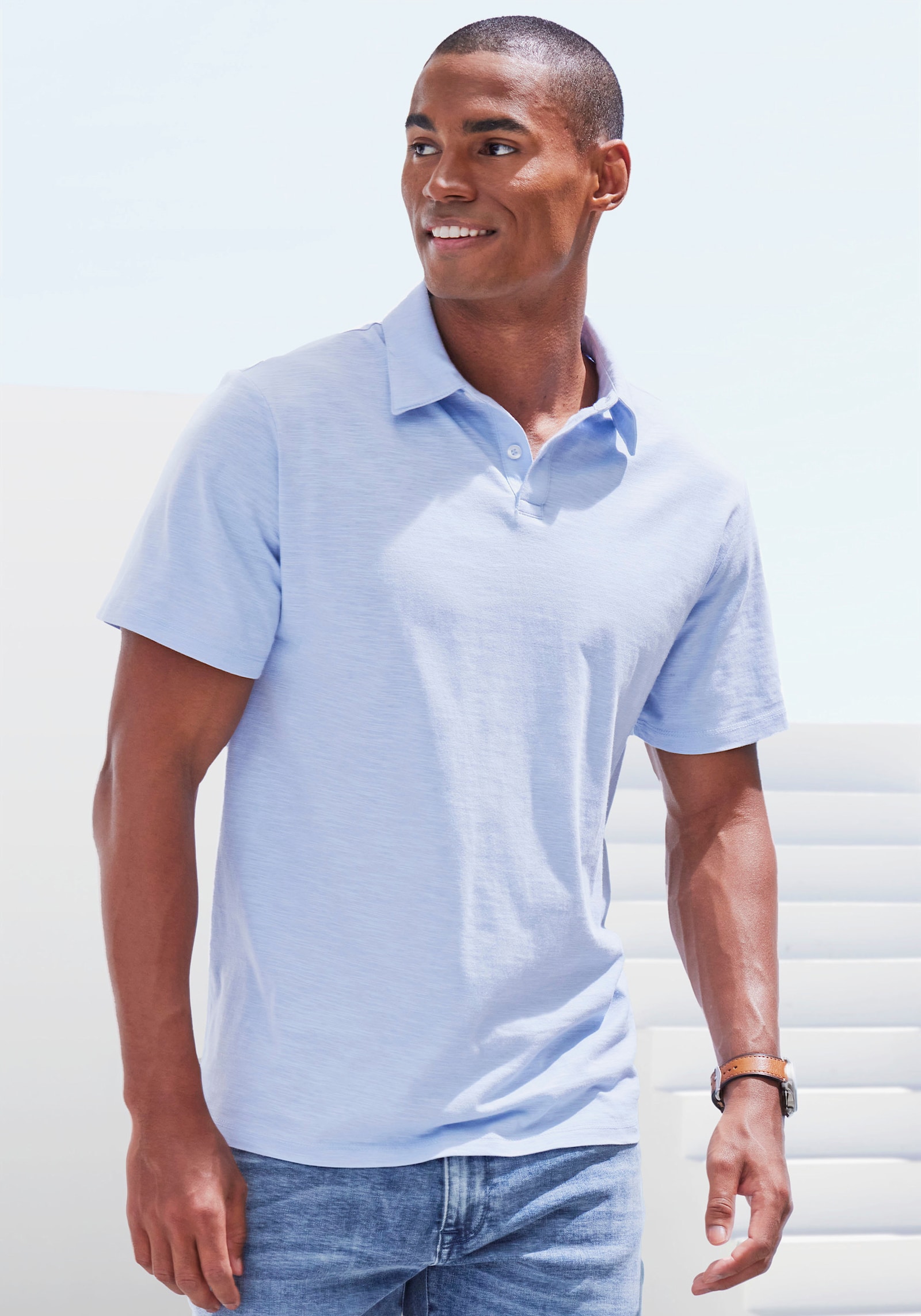 John Devin Poloshirt - hellblau