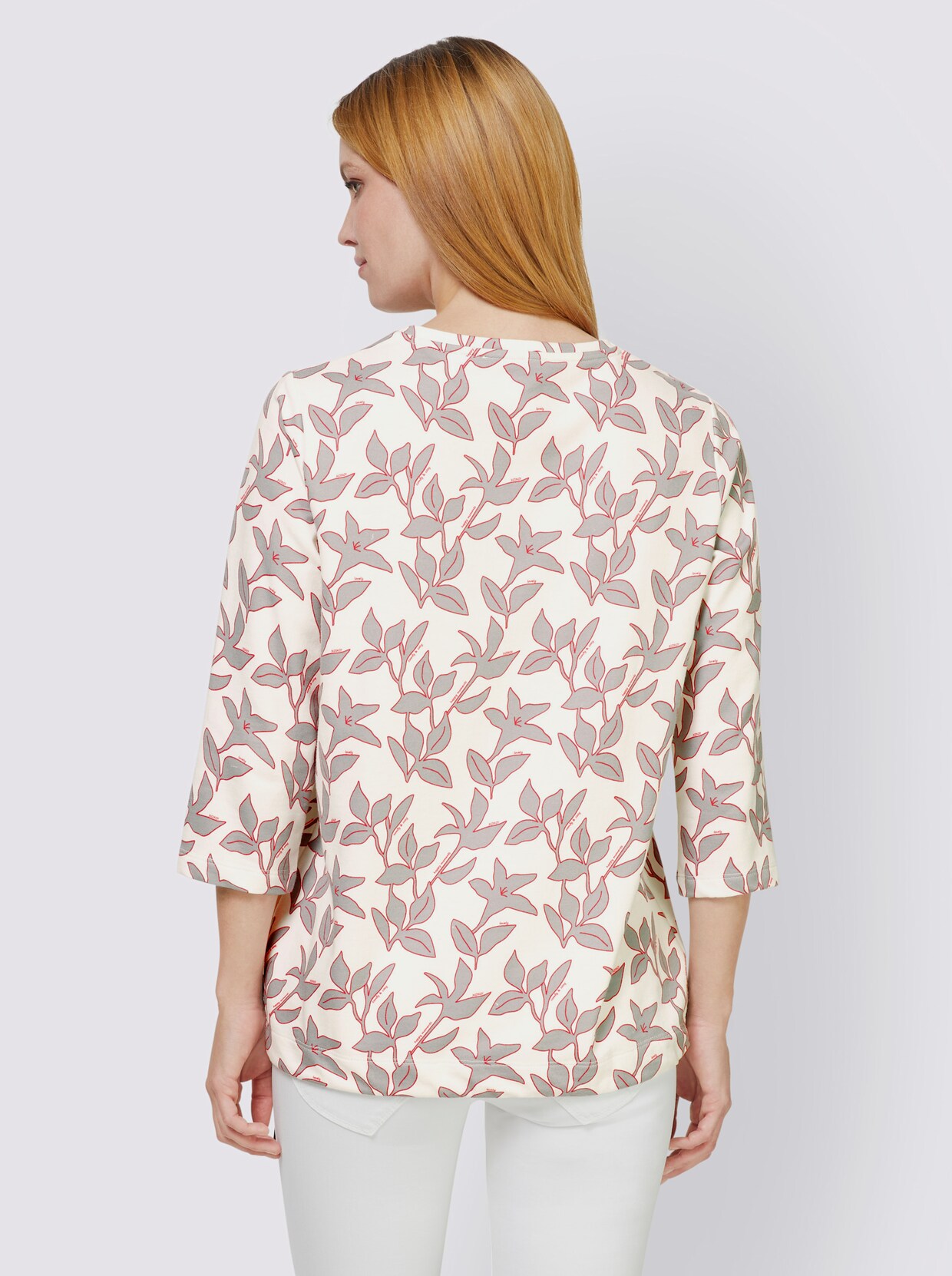 heine Sweatshirt - hummer-steingrau-bedruckt