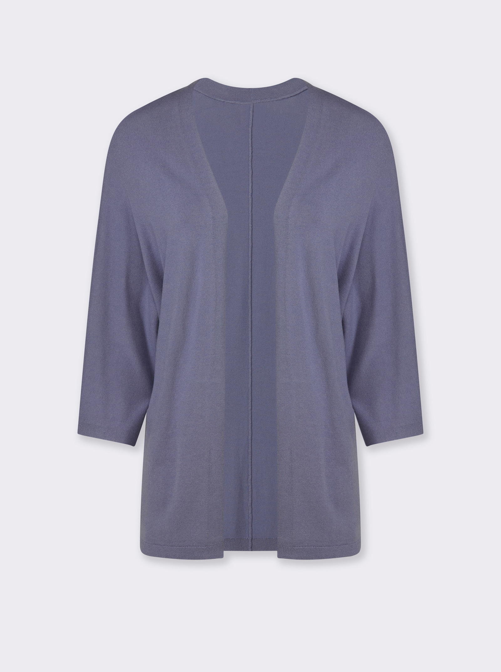 heine Strickjacke mit 3/4-Arm - taubenblau