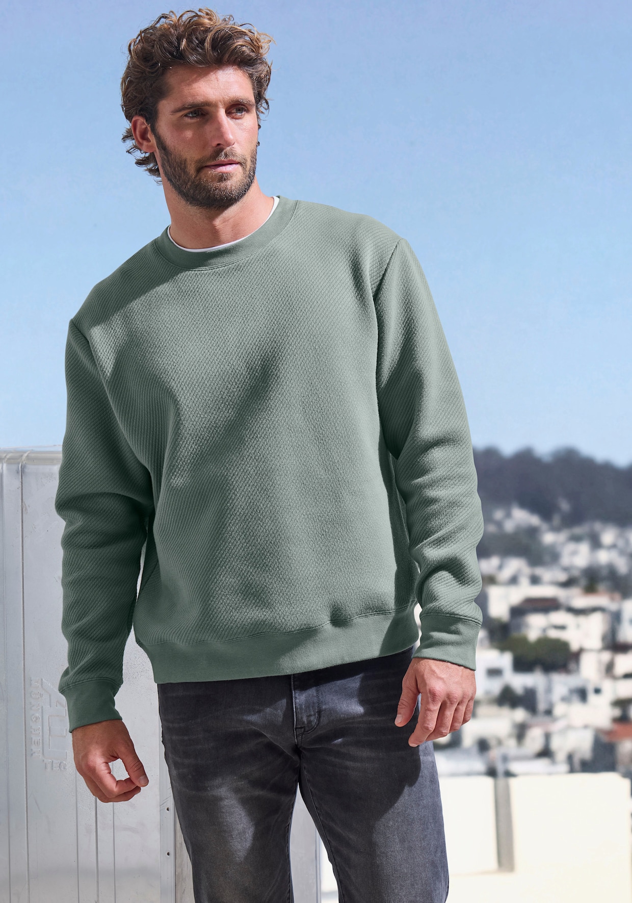 Sweatshirt - salbei