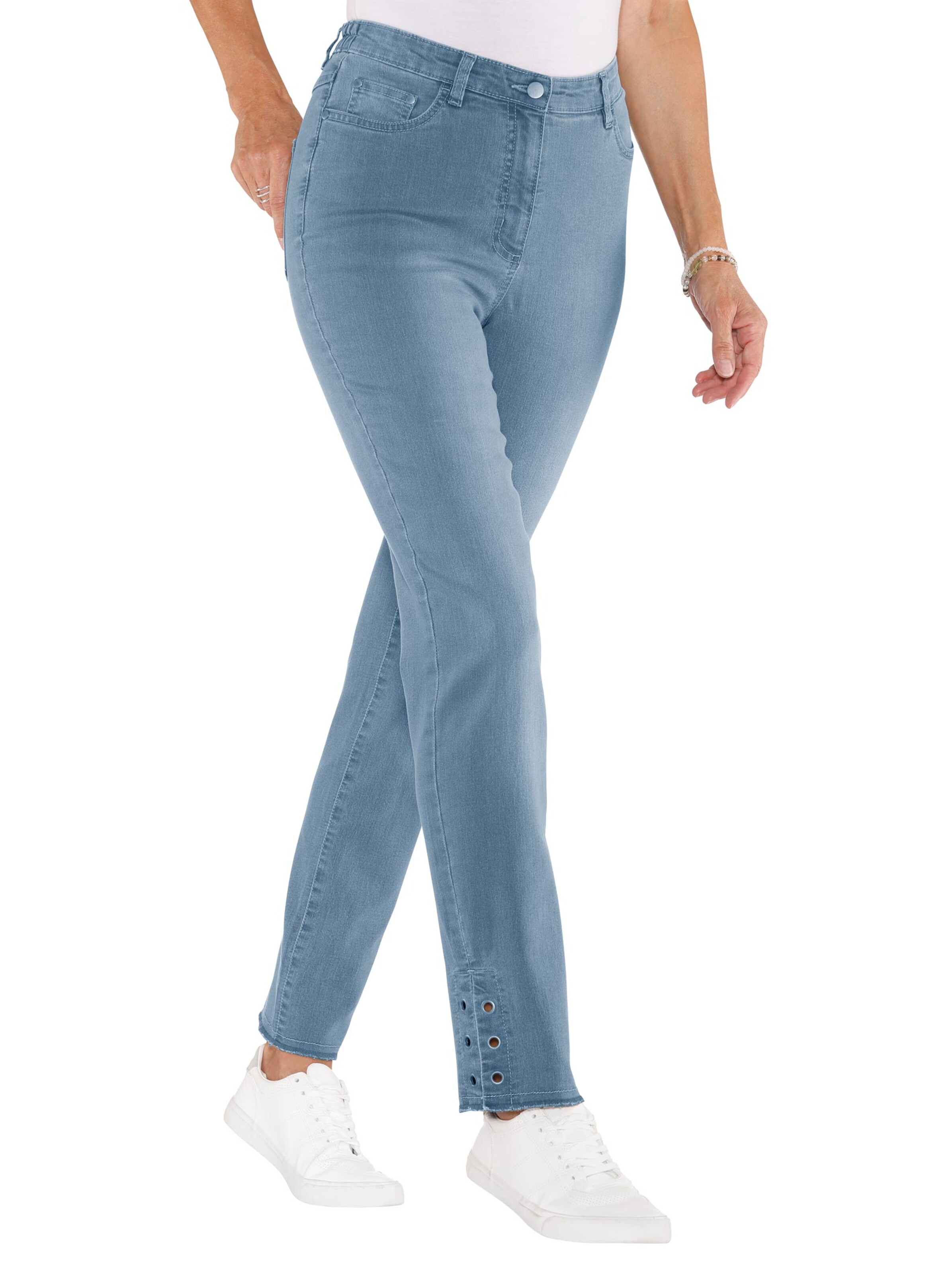 Jeans - blue-bleached