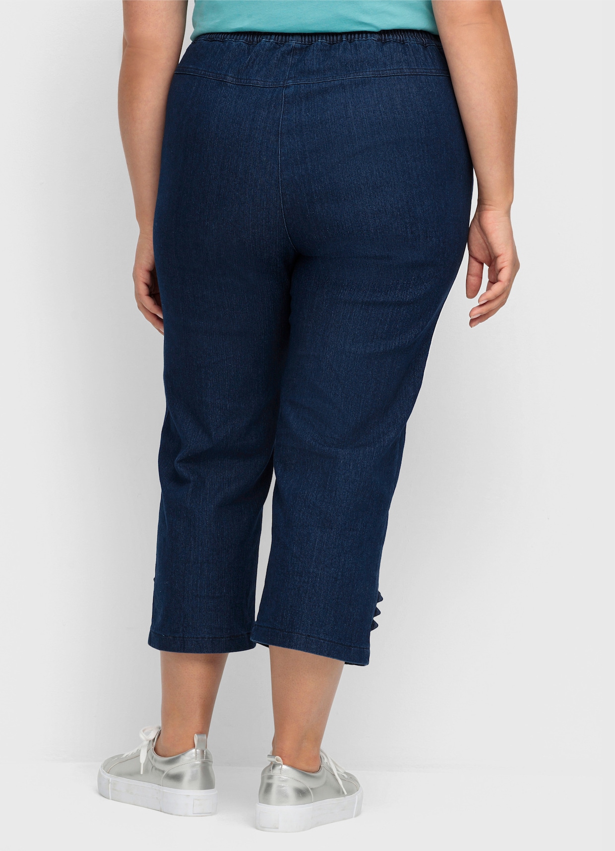 7/8-Jeans - blue-stone-washed