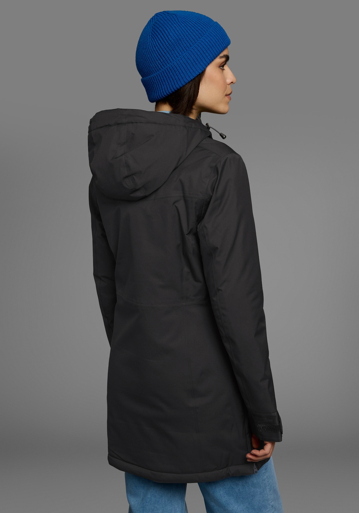 Funktionsmantel - schwarz