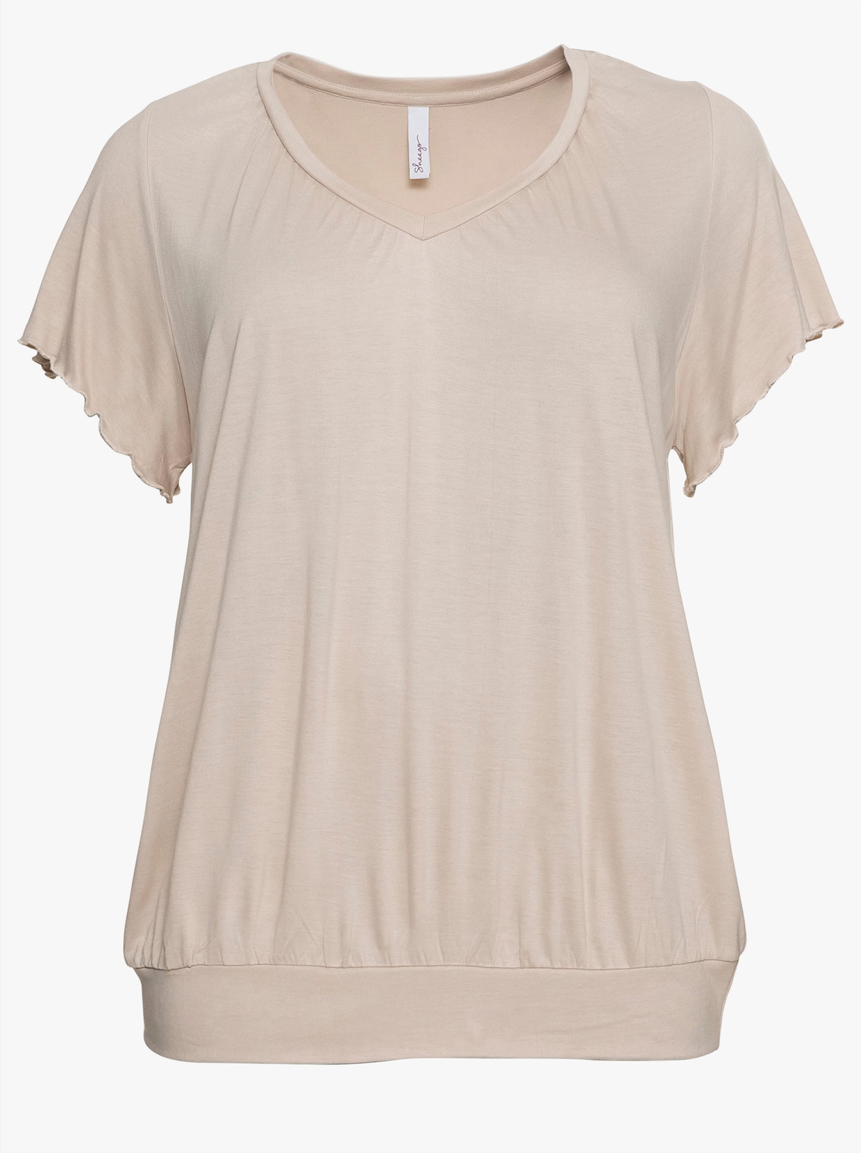 sheego T-Shirt - beige