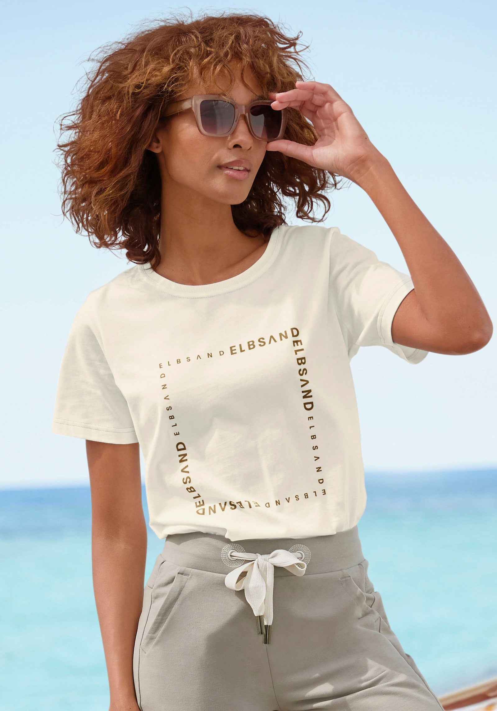 Elbsand T-shirt - crème