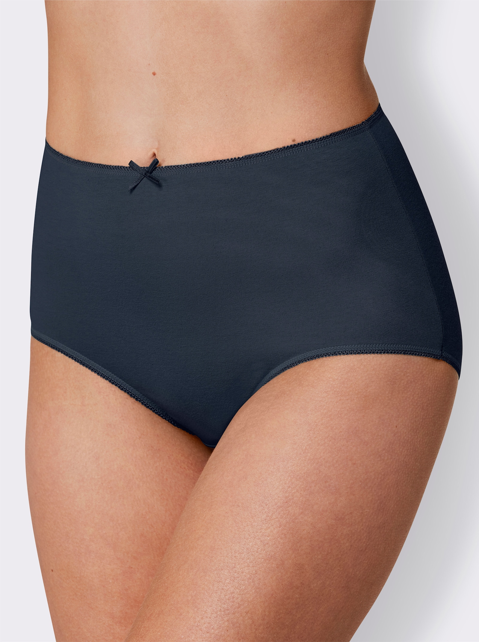 wäschepur Tailleslip met elastische boorden - wit + magenta + marine + jade