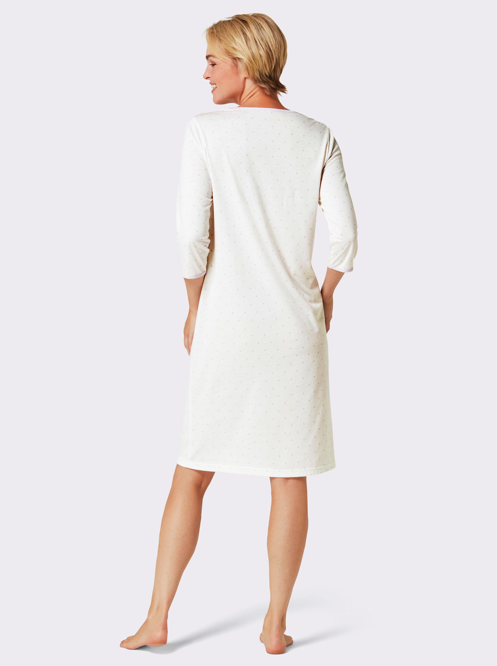 wäschepur Noční košile - ecru-šeříková