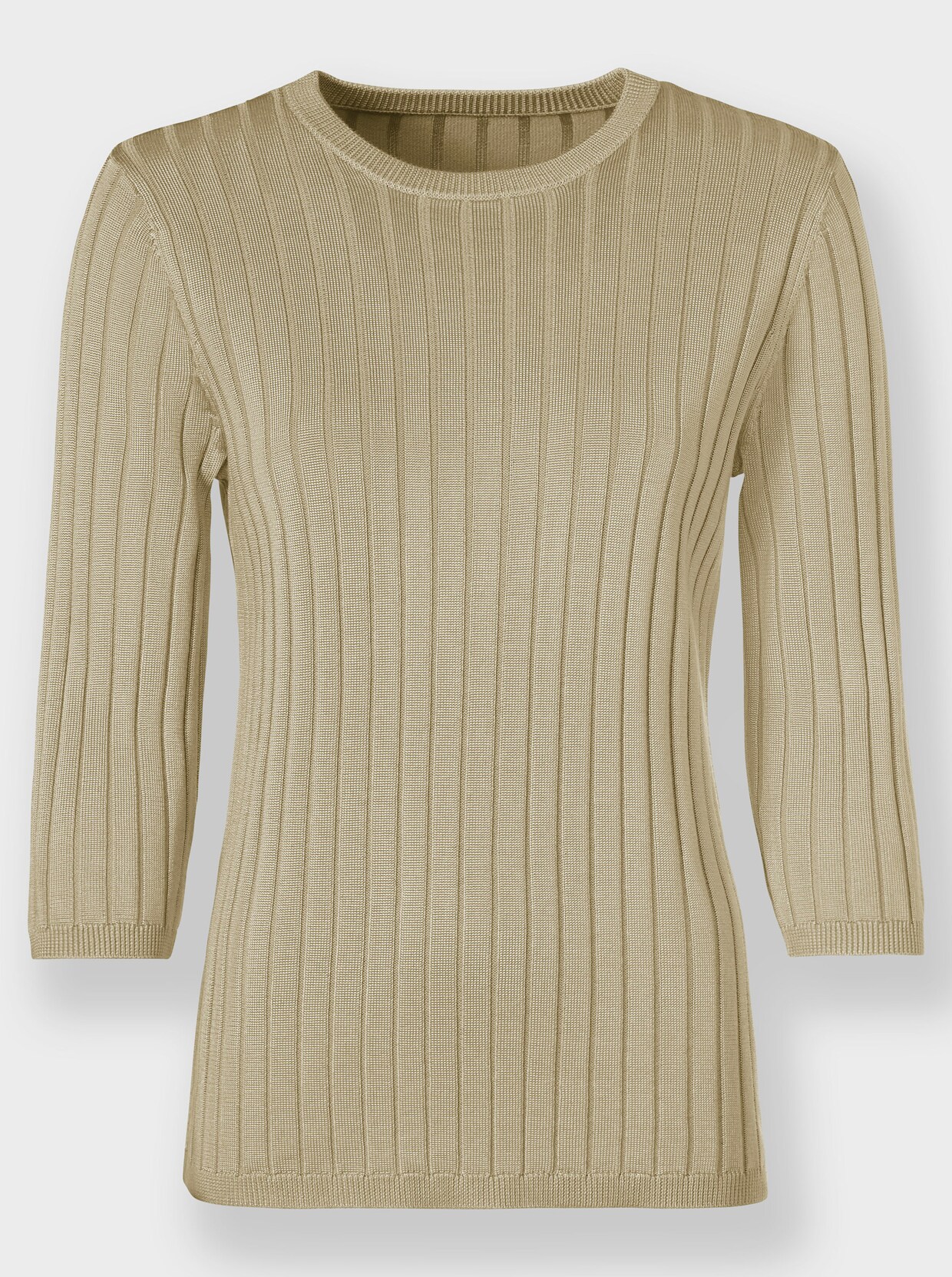 Pullover met ronde hals - rietgroen