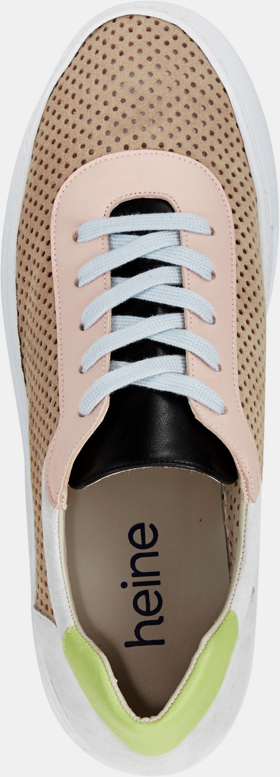 heine Sneaker - nude-weiß