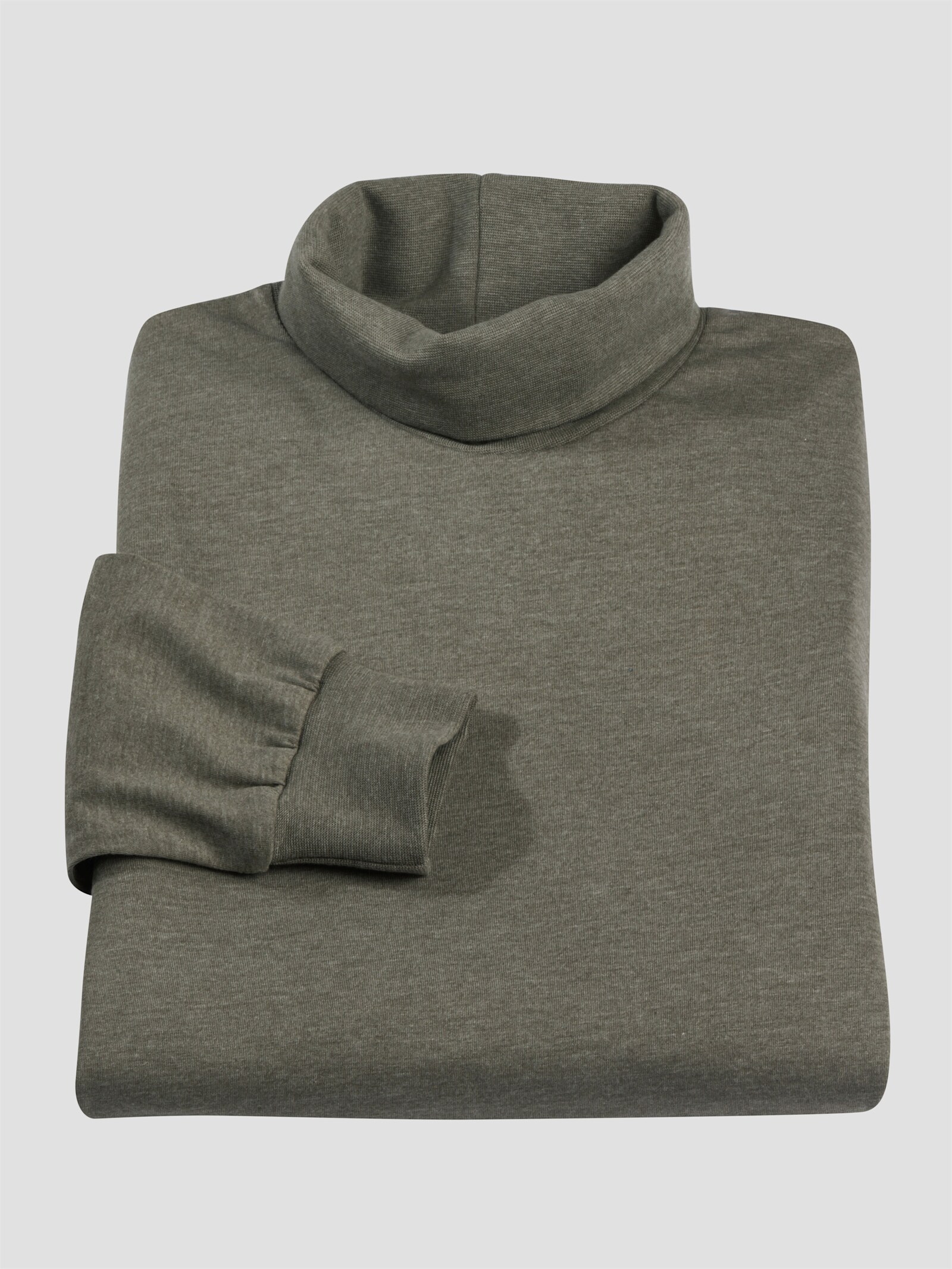 Colshirt - kaki gemêleerd