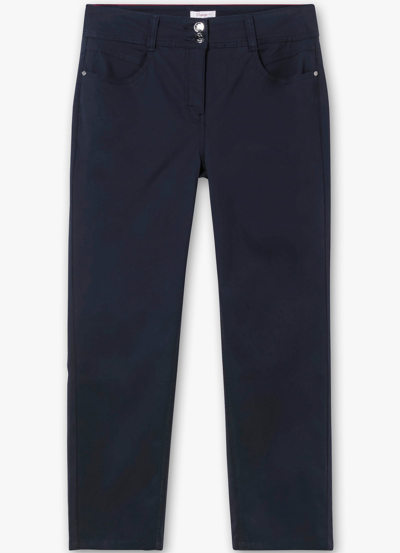 sheego Hose für kräftigere Oberschenkel - tiefblau