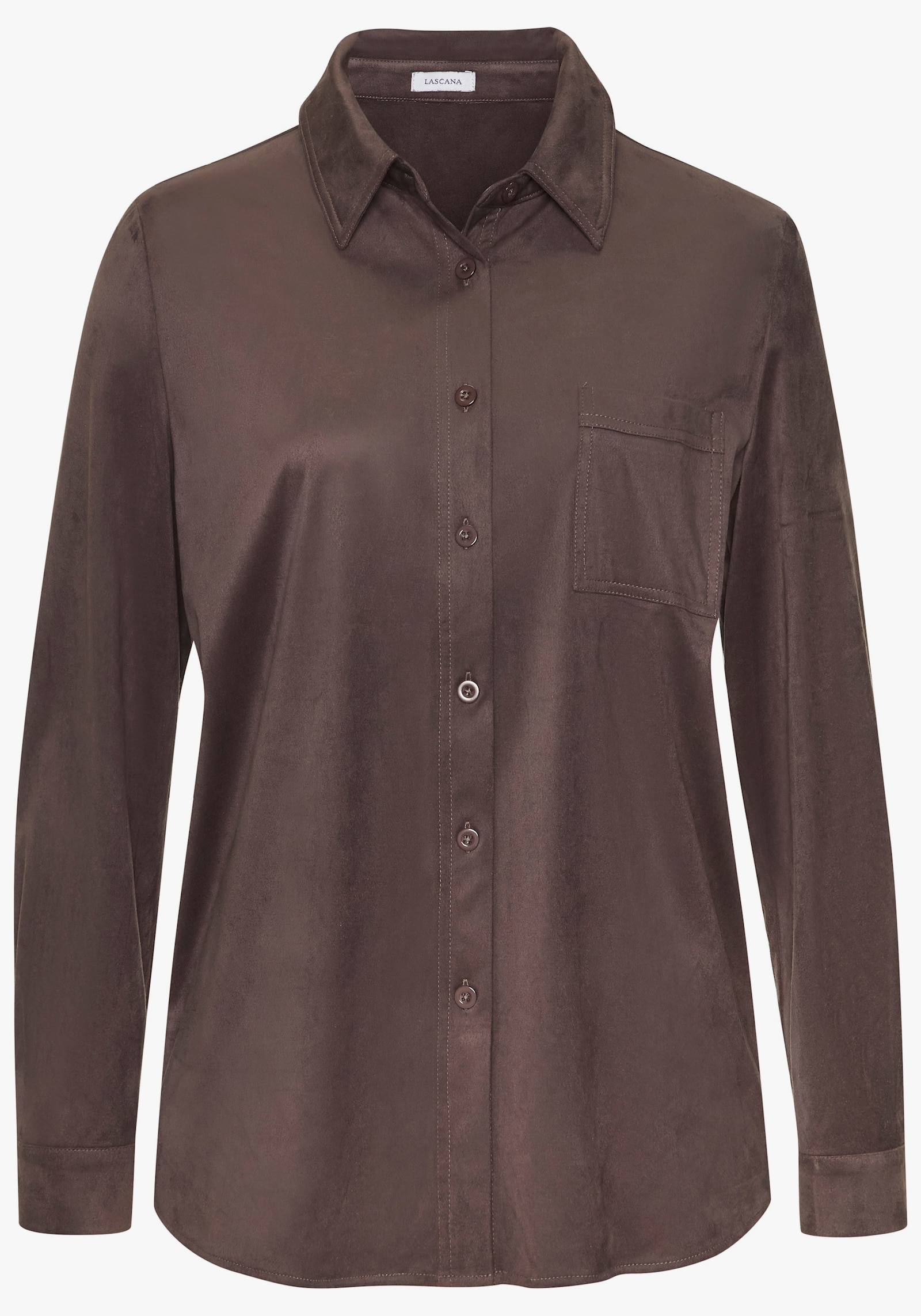 LASCANA Hemdbluse - taupe
