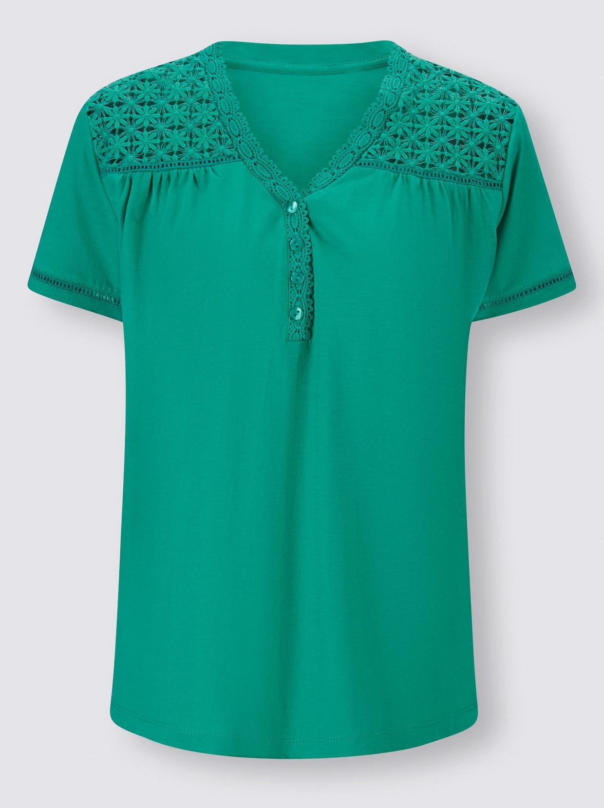 Linea Tesini Shirt - smaragd
