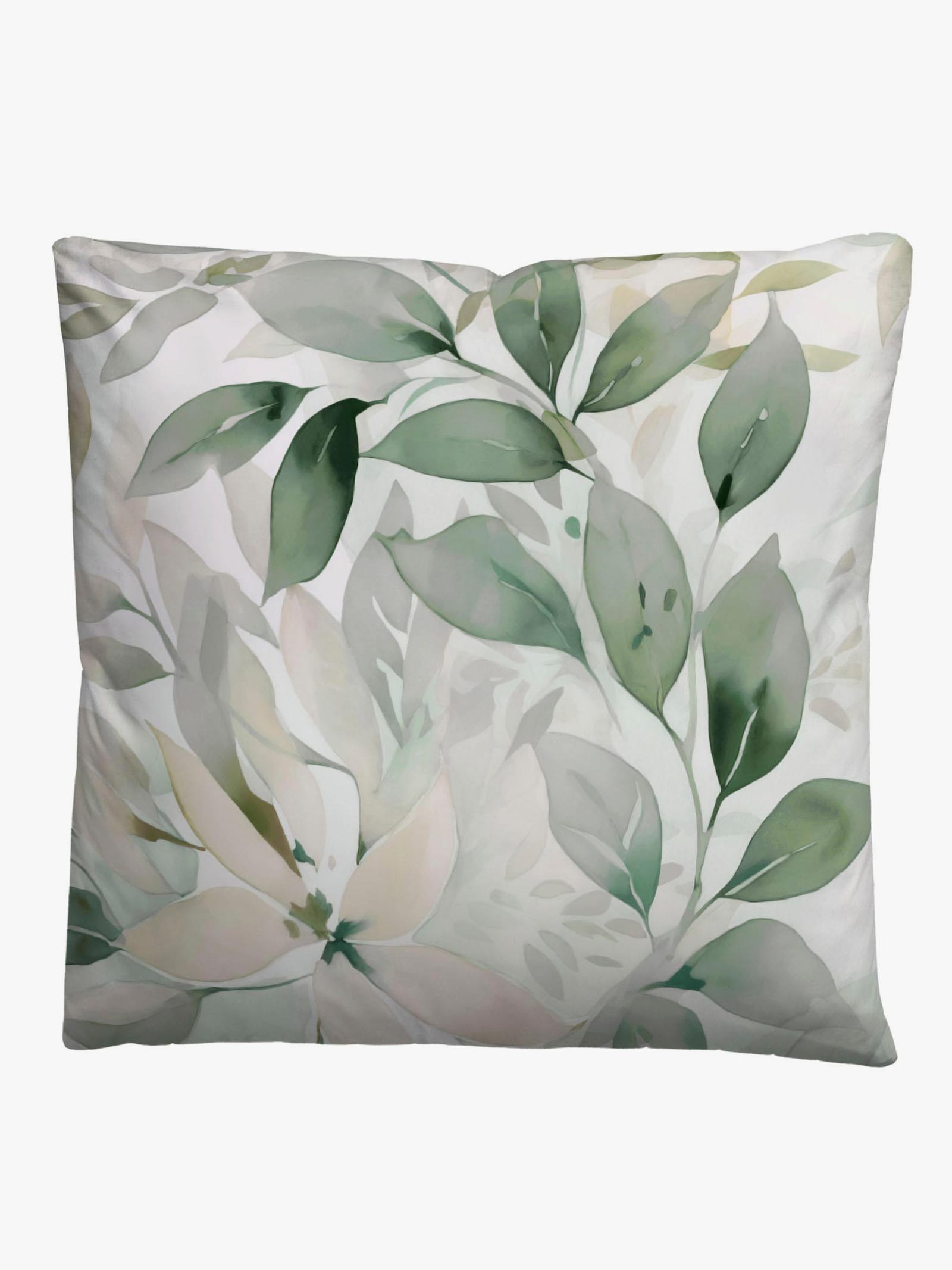 Biberna Bettwäsche - grün-bedruckt