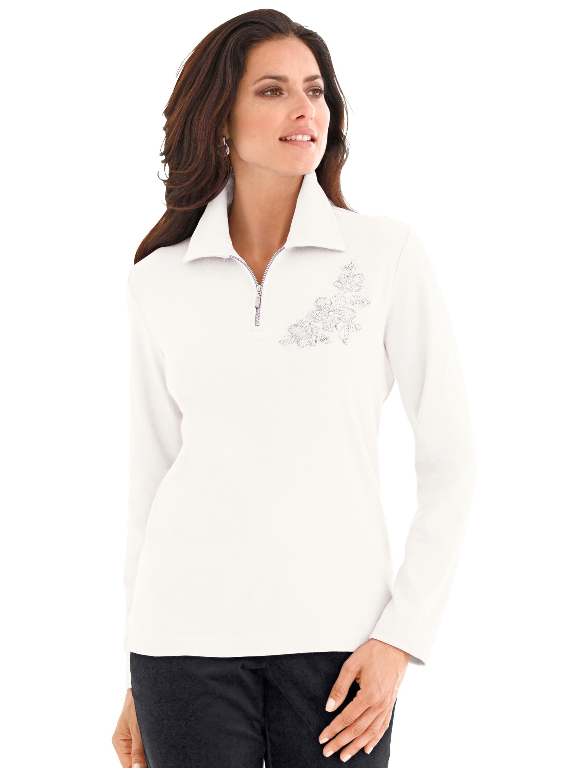 Poloshirt - wollweiß