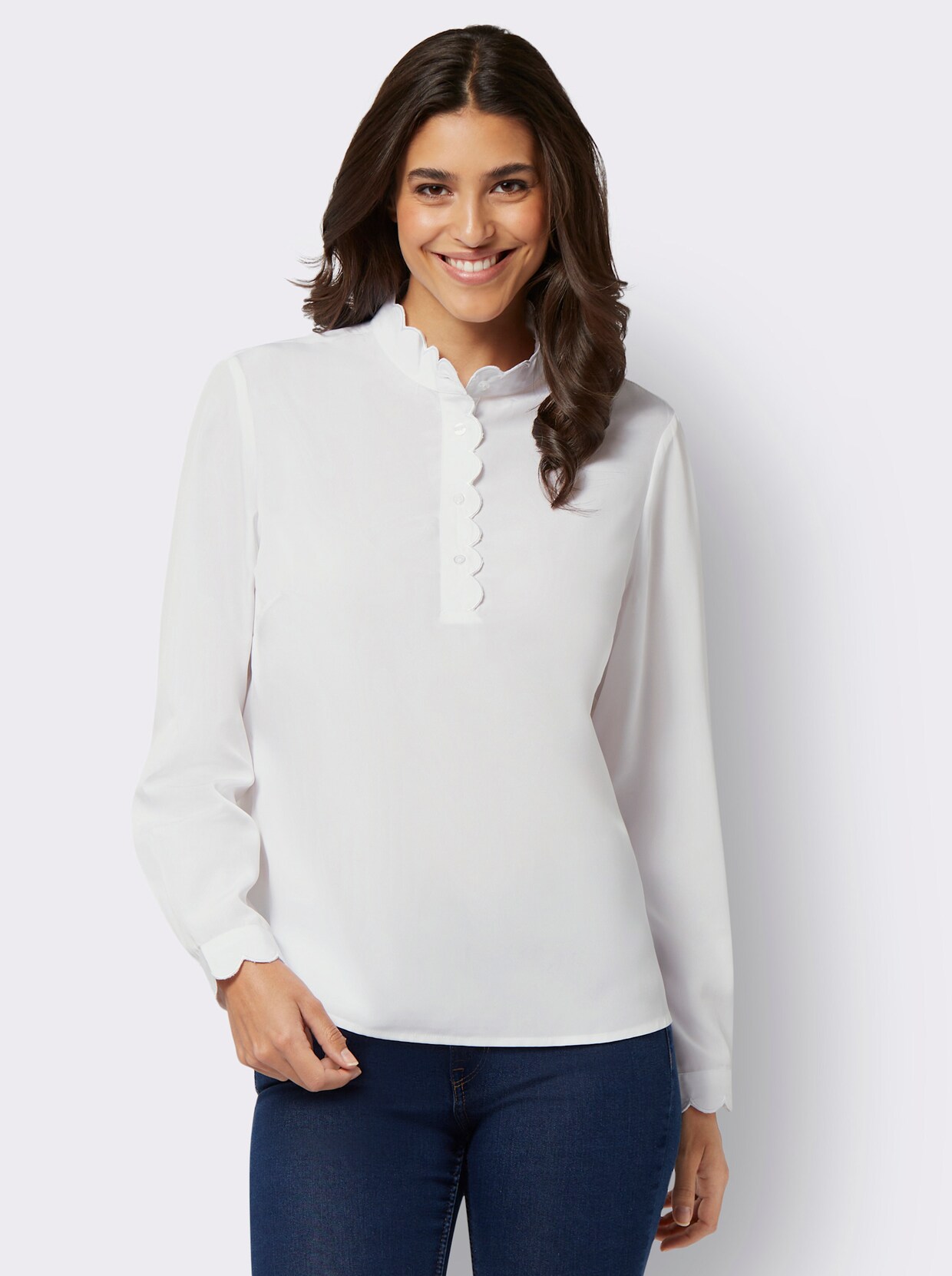 Comfortabele blouse - wit