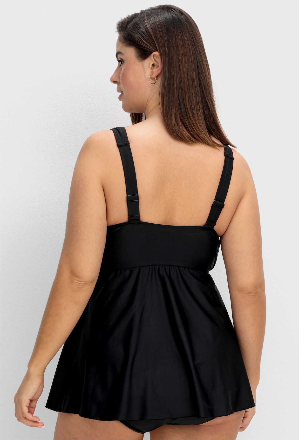 sheego Tankini-bovenstuk - zwart