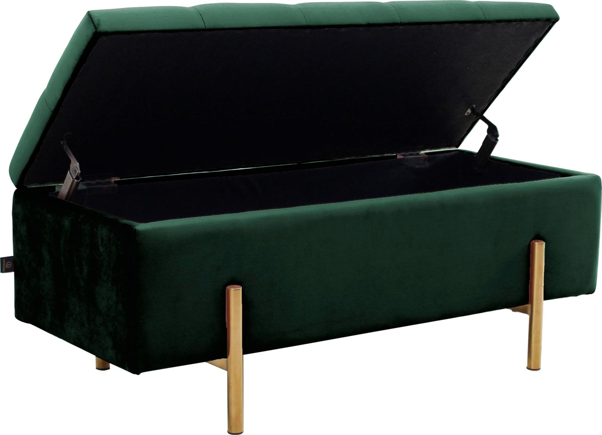 Möbel Bänke & Hocker Leonique Bettbank in grün 
