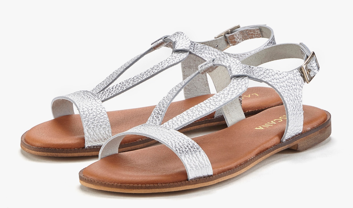 LASCANA sandalen - Zilverkleur