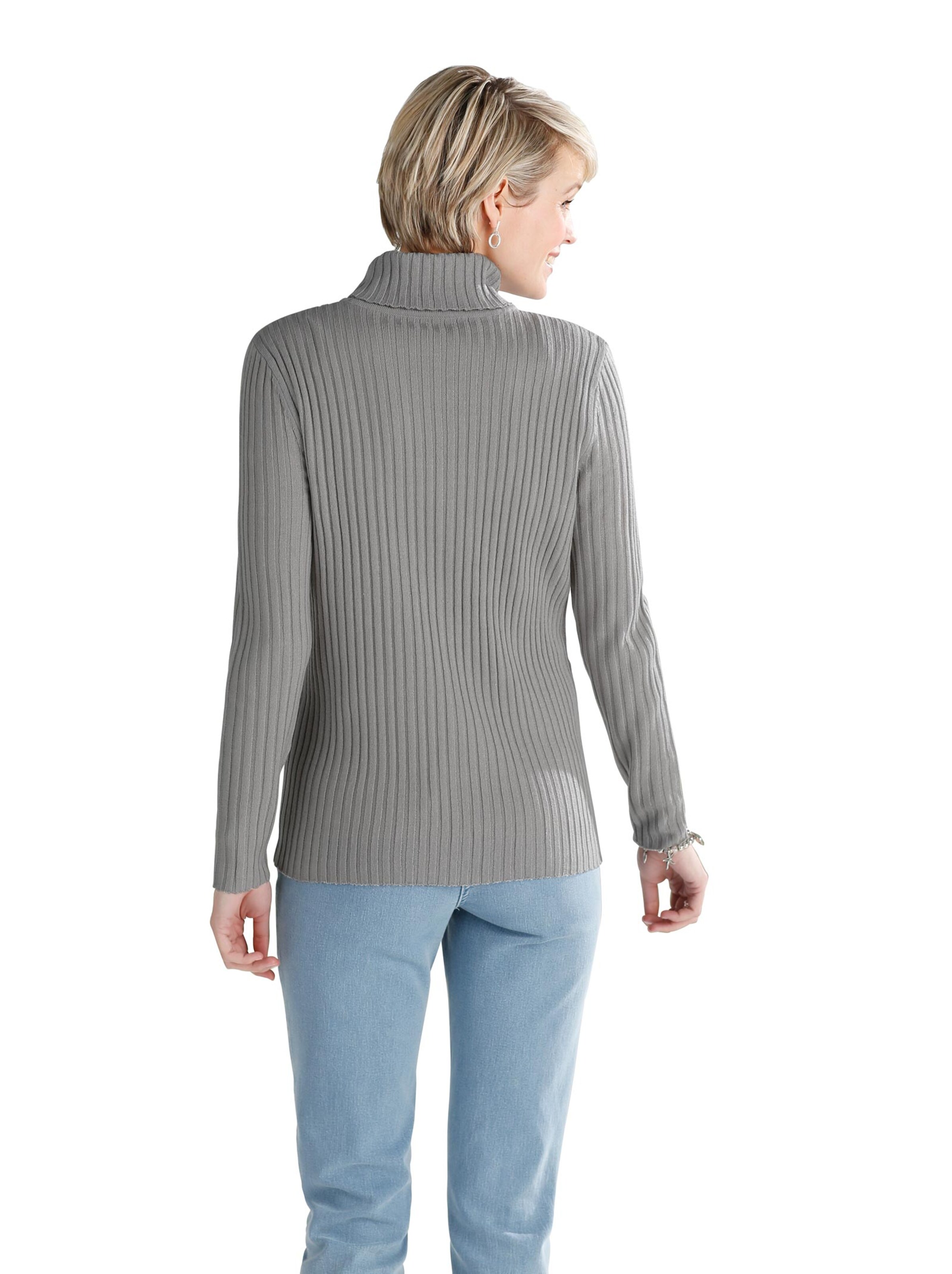 Pullover - steingrau