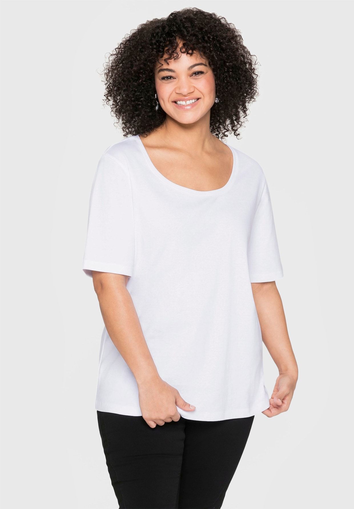 sheego T-shirt - wit