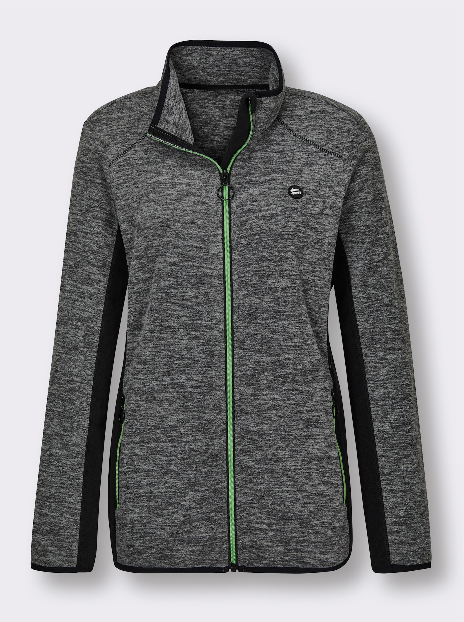 Catamaran Sports Fleecejacke mit Antipilling-Ausrüstung - graphit-meliert