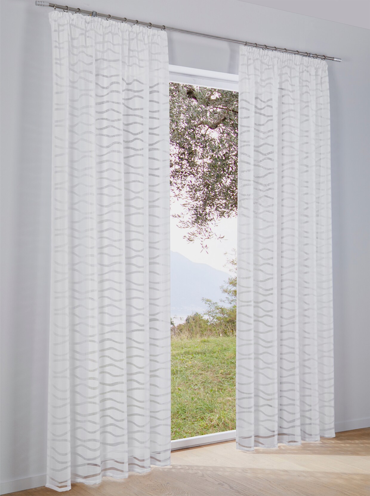 heine home Decor. vitrage - wit