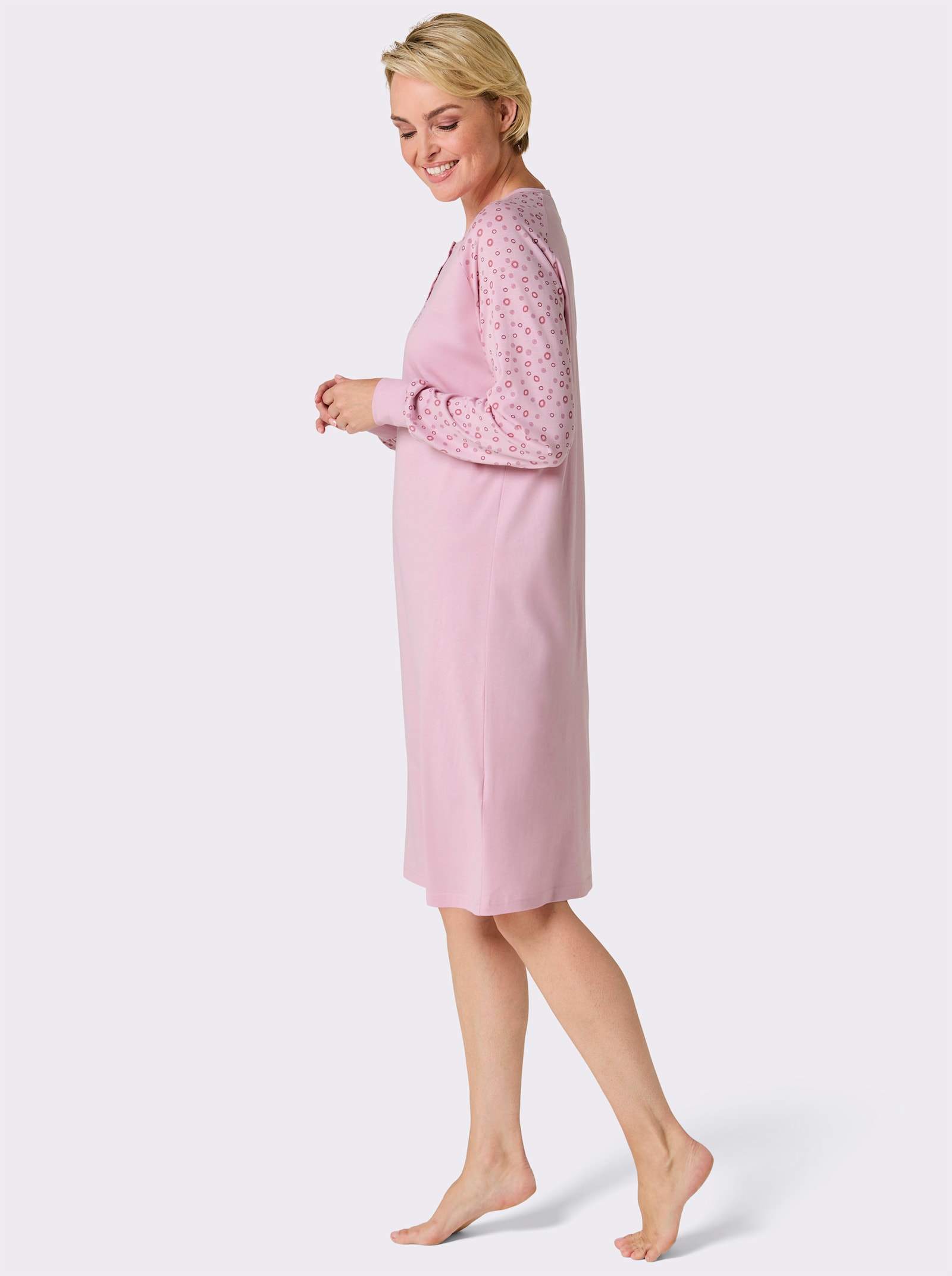 Comtessa Nachthemden - hellblau + rosé