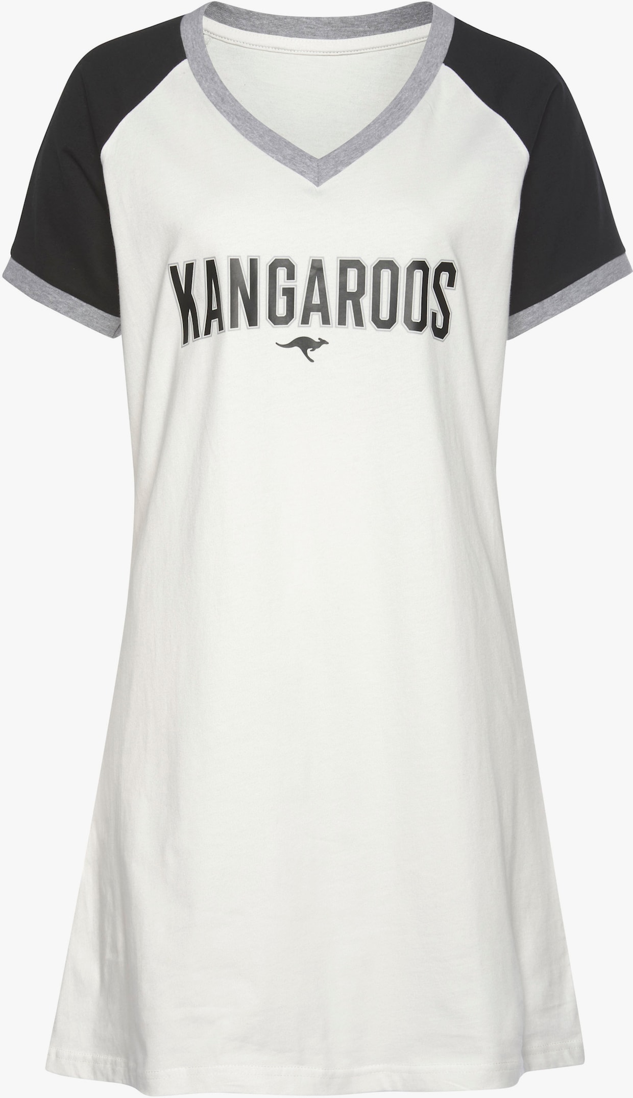 KangaROOS Bigshirt - zwart/wit