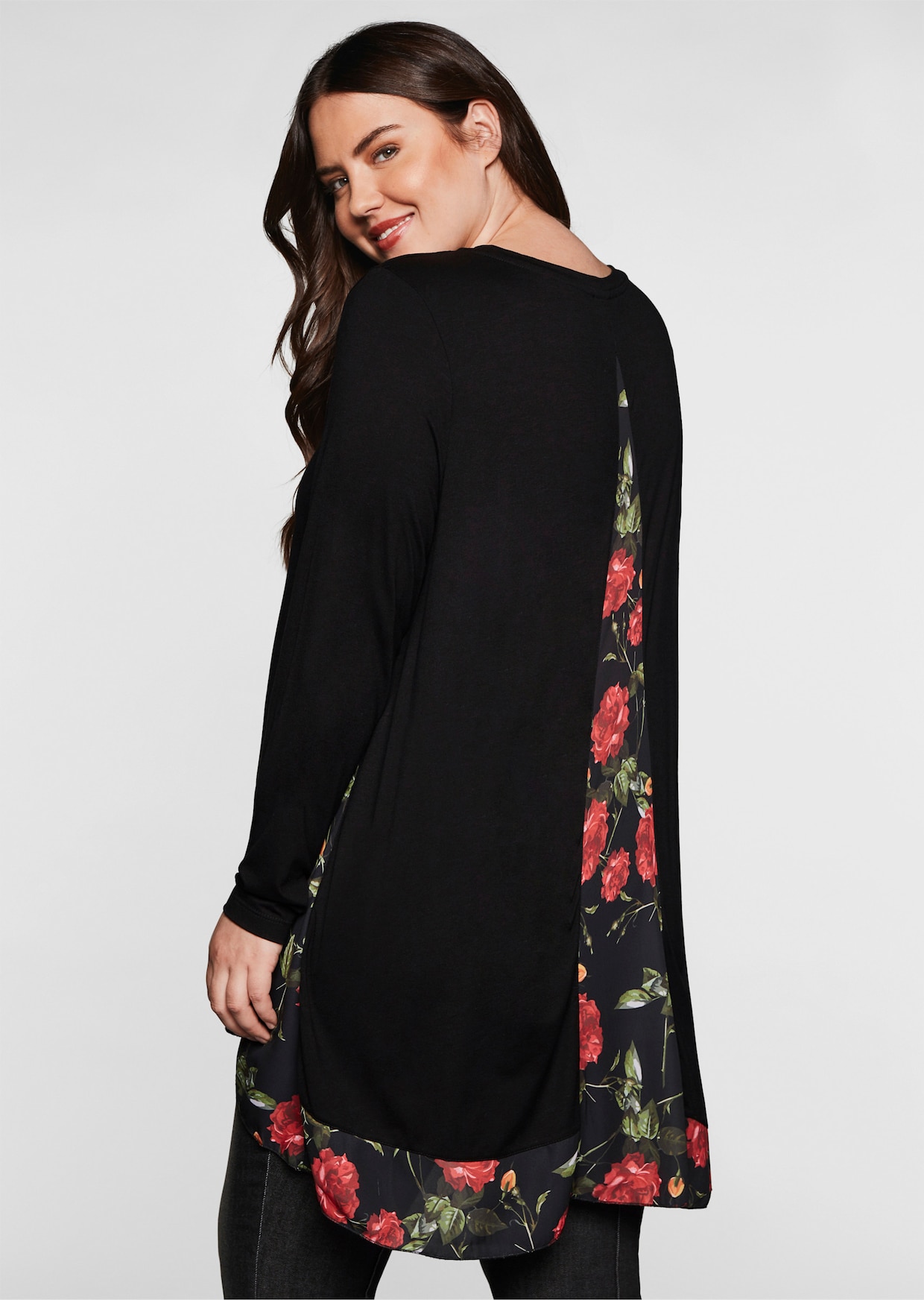 sheego by Joe Browns Longshirt - schwarz