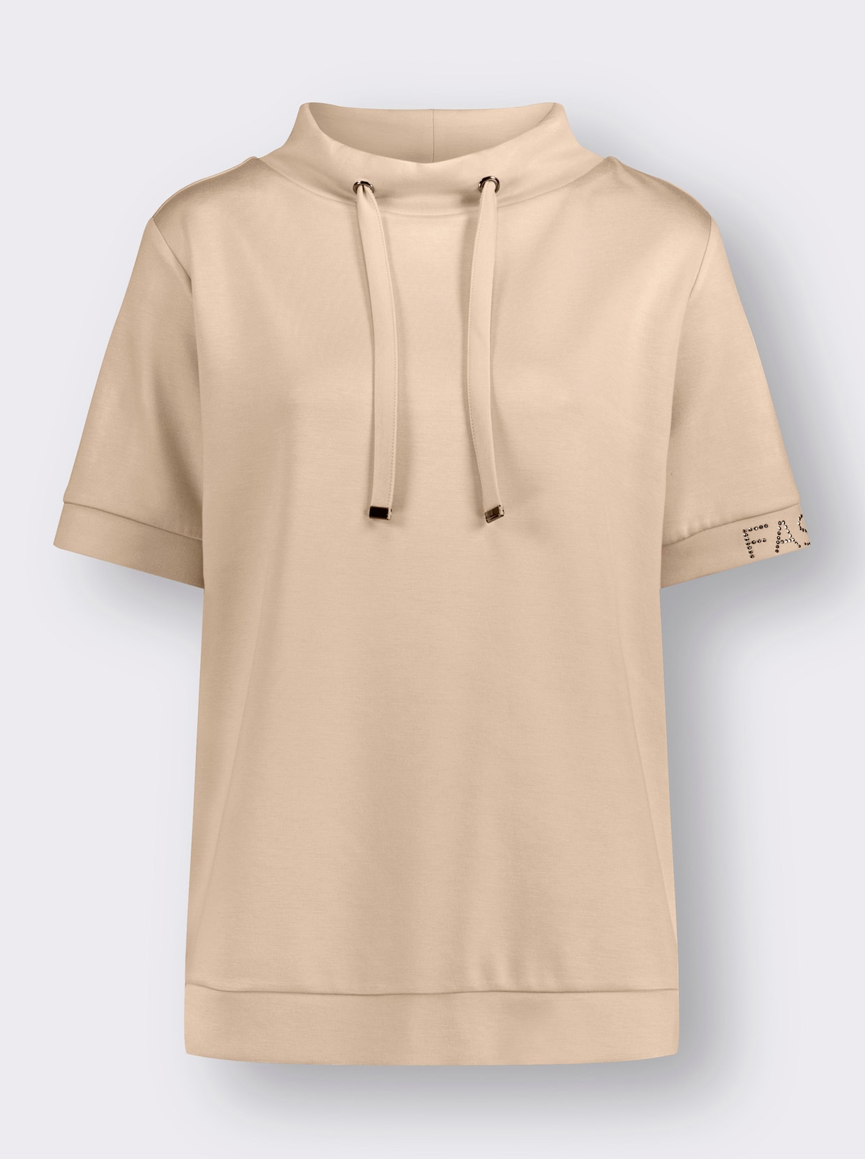 Sweat-shirt - couleur ivoire