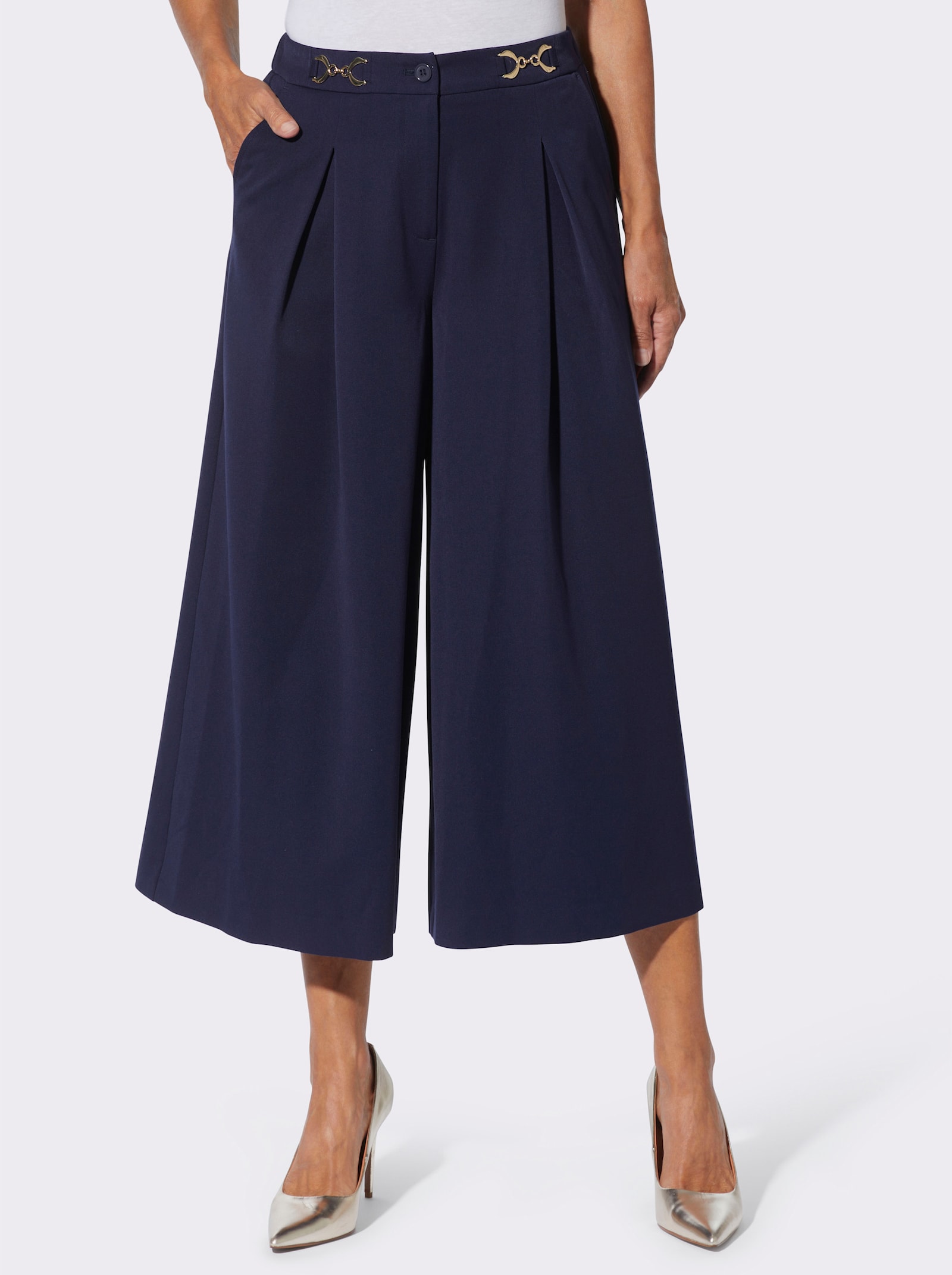 Culotte mit Dehnbund hinten - marine