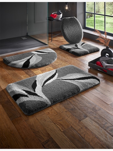 Kleine Wolke Badematte - grau