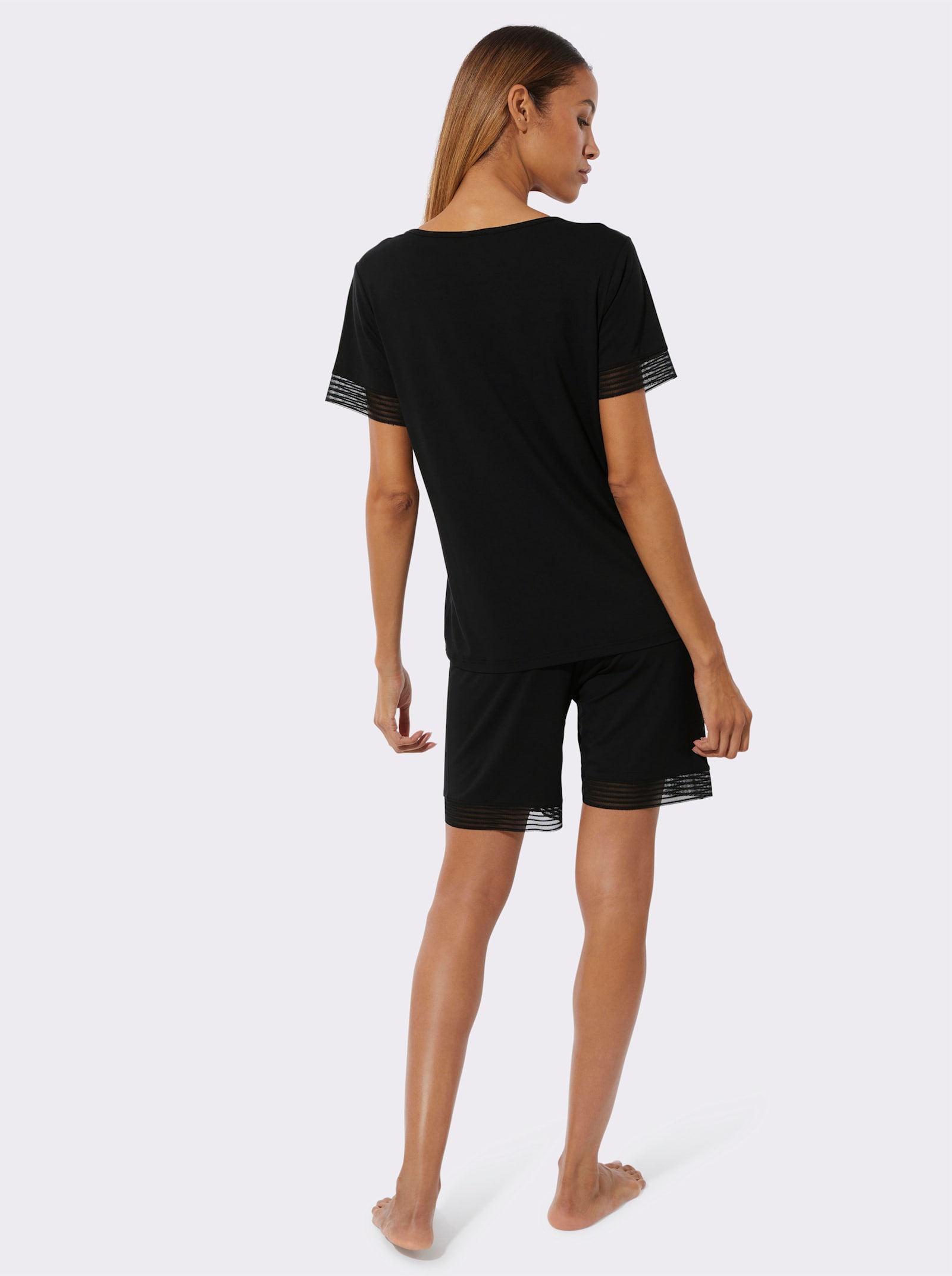 wäschepur Pyjama court - noir