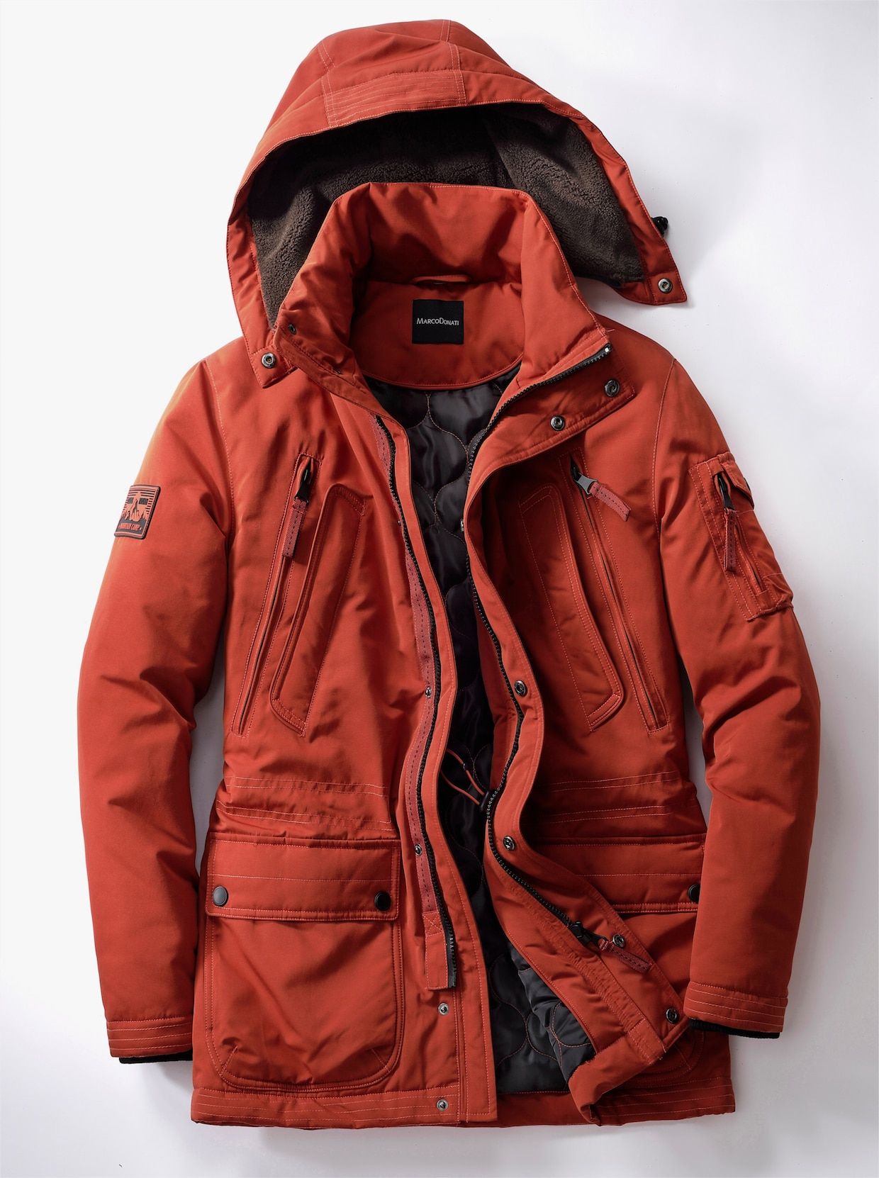 Marco Donati Parka - roestrood