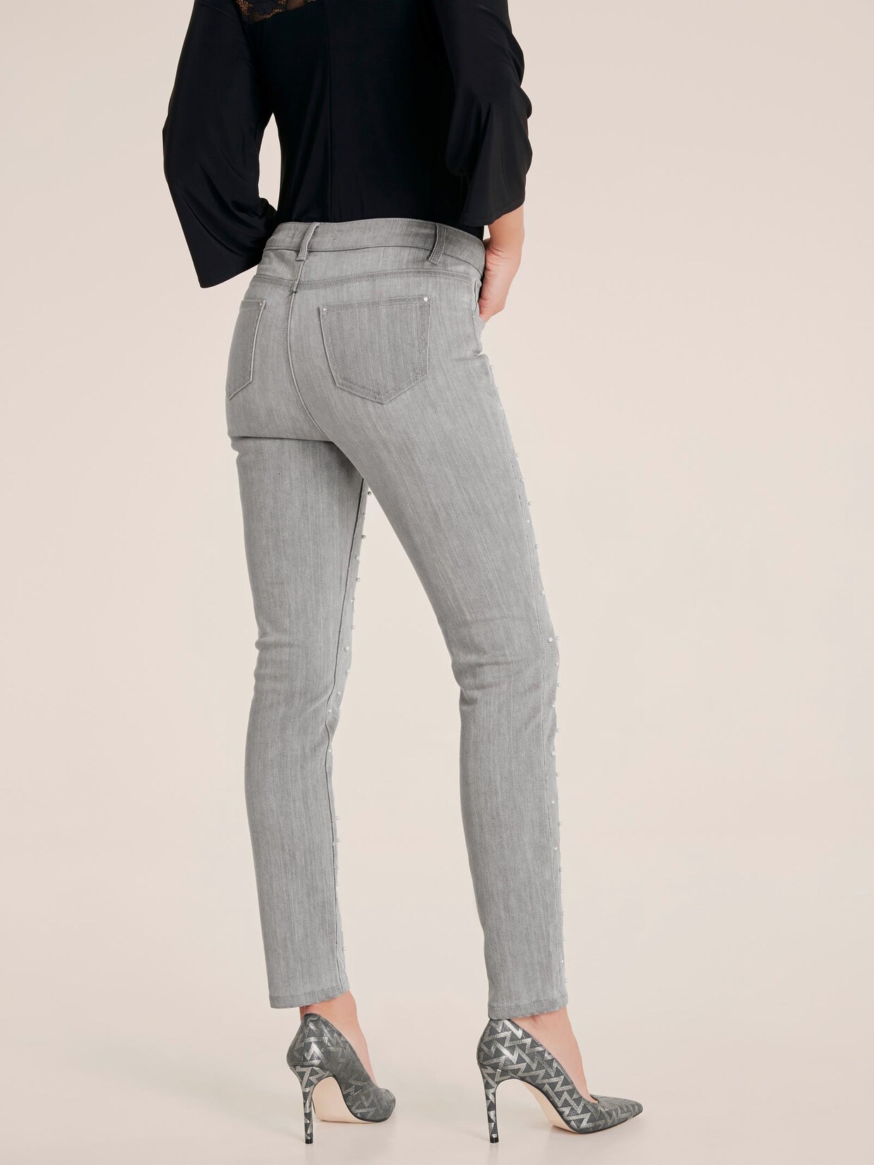 Ashley Brooke 'Buik weg'-jeans - grey denim