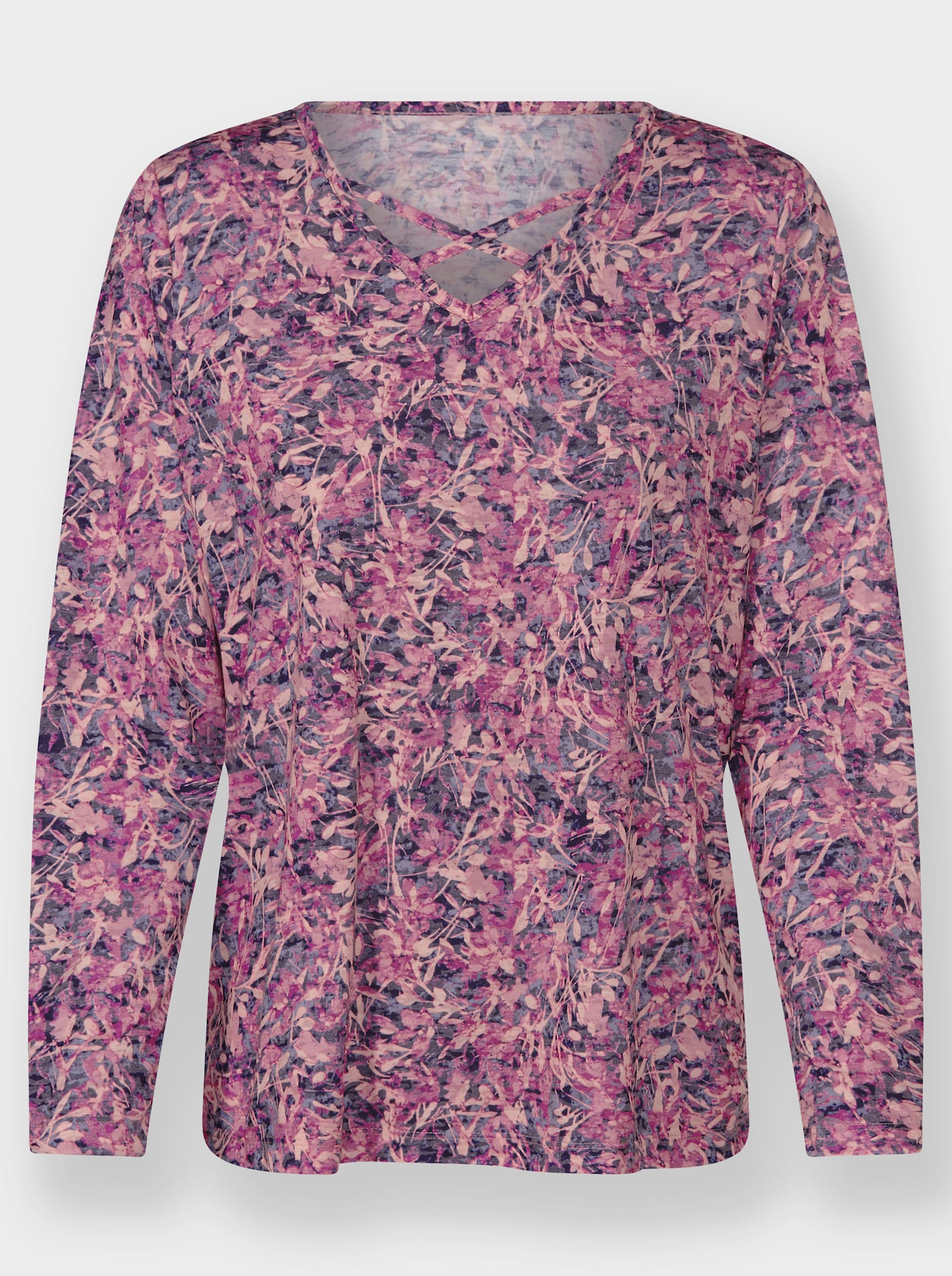 Print-Shirt in Ausbrenner-Qualität - marine-erika-bedruckt